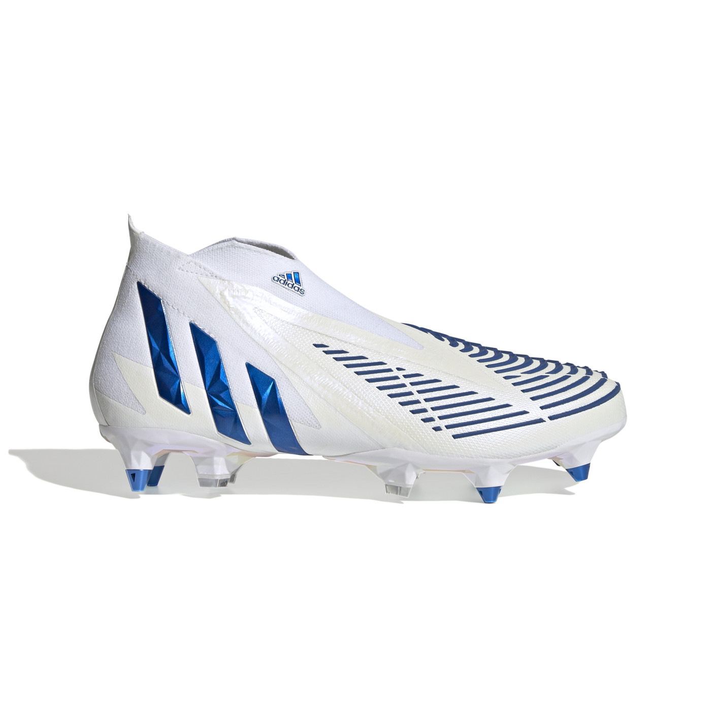 adidas Predator IJzeren Nop (SG) Wit Blauw Wit