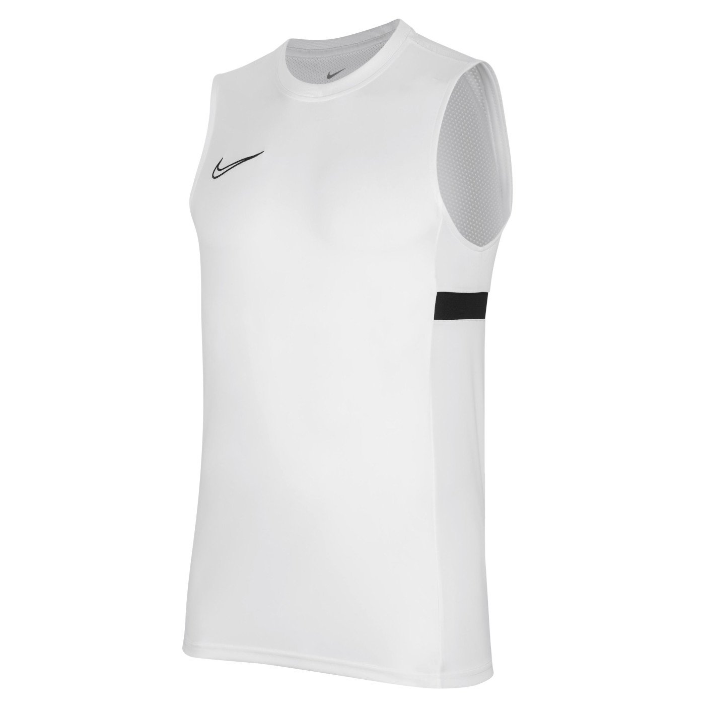 Nike Academy 21 Mouwloos Trainingsshirt Wit Zwart