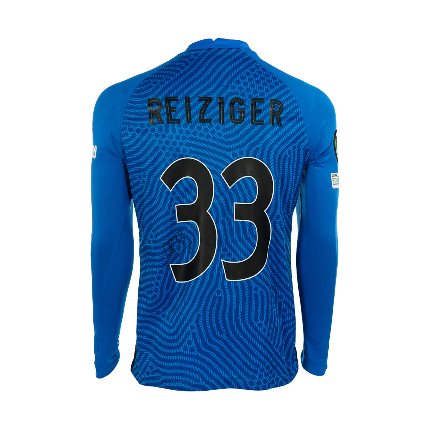 Nike Vitesse Match-Worn Keeper 2021-2022 Blauw Reiziger 33