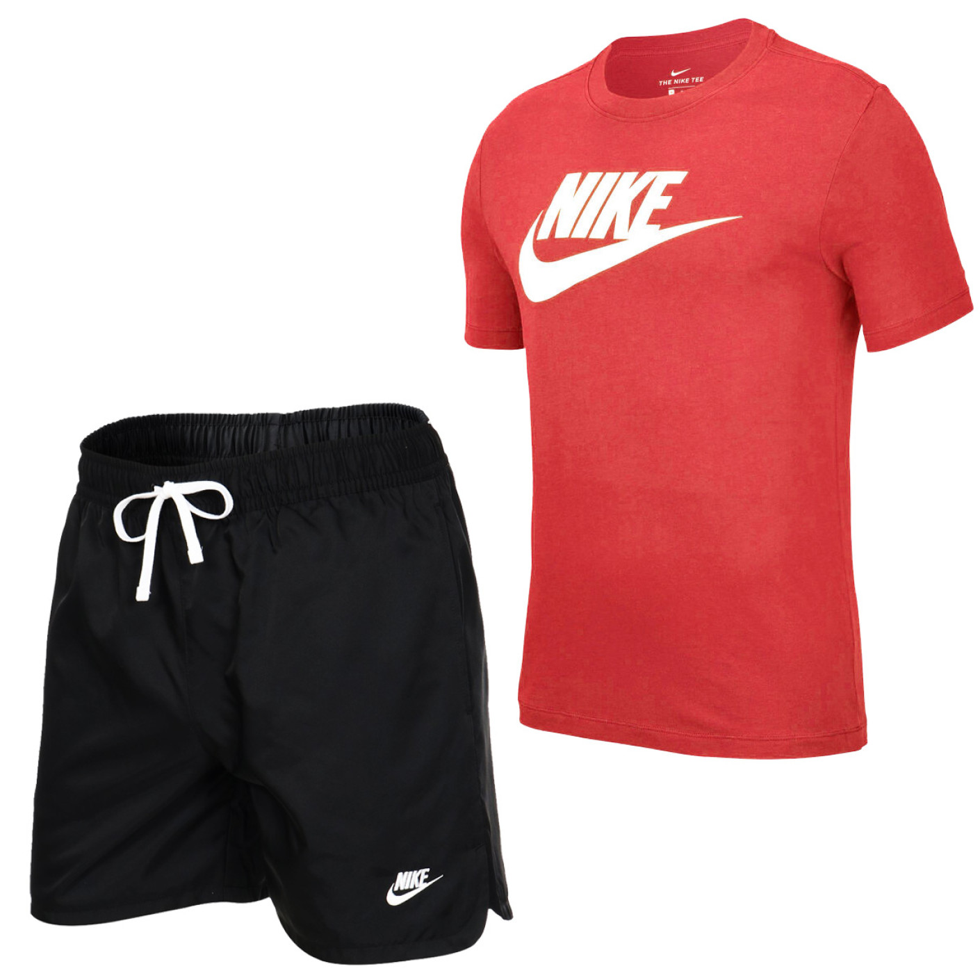 Nike NSW Icon Futura Zomerset Rood Zwart