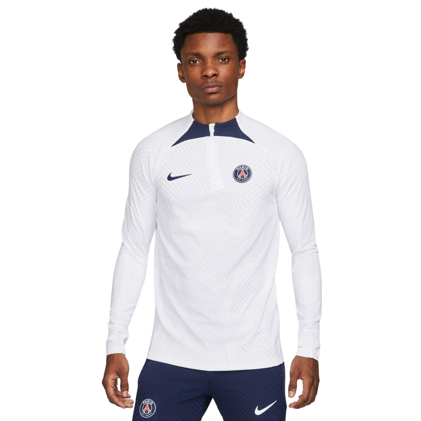 Nike Paris Saint Germain Strike Elite Trainingstrui 2022-2023 Wit Donkerblauw