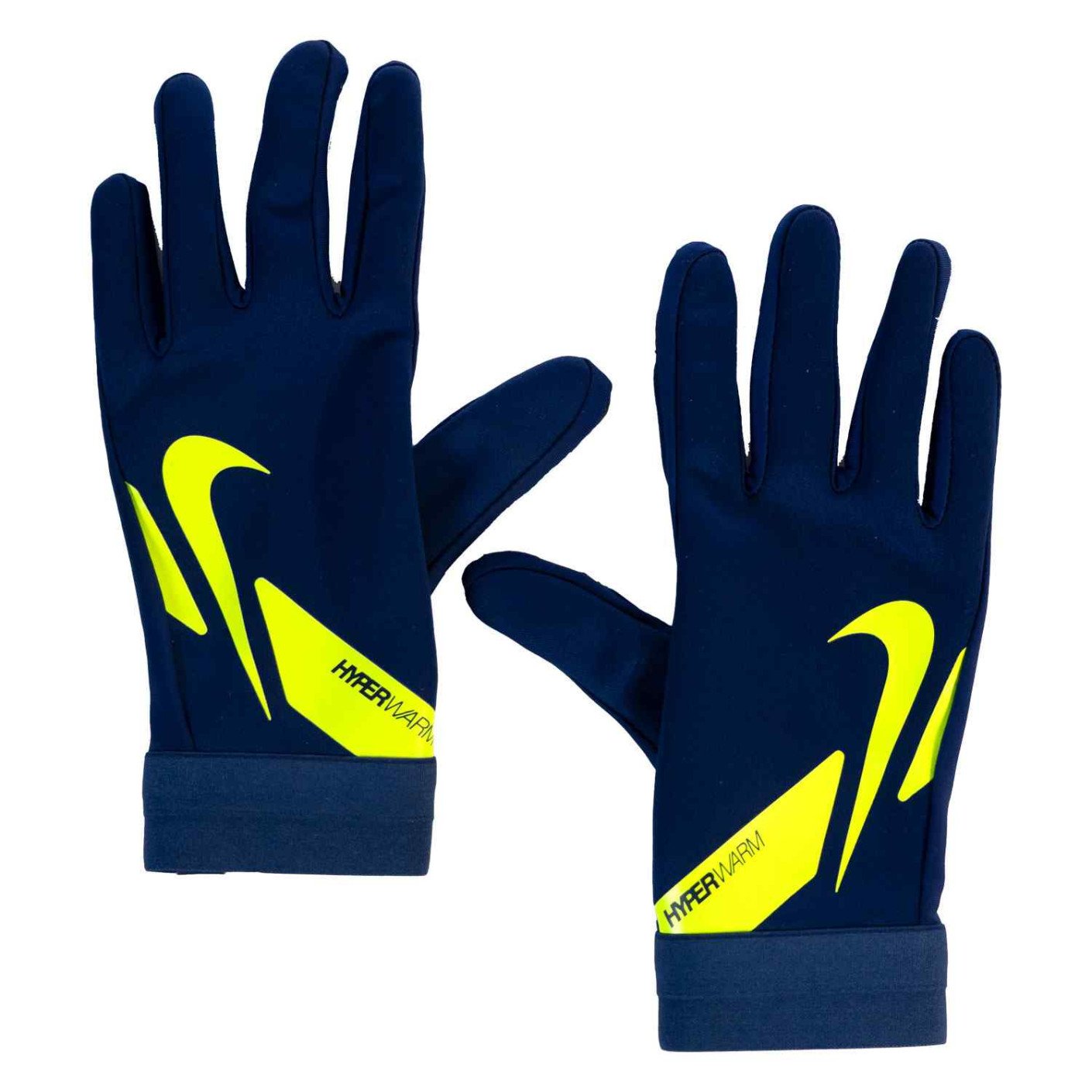Overtreding Haas Moet Nike Academy Hyperwarm Handschoenen Kids Donkerblauw Neon Geel