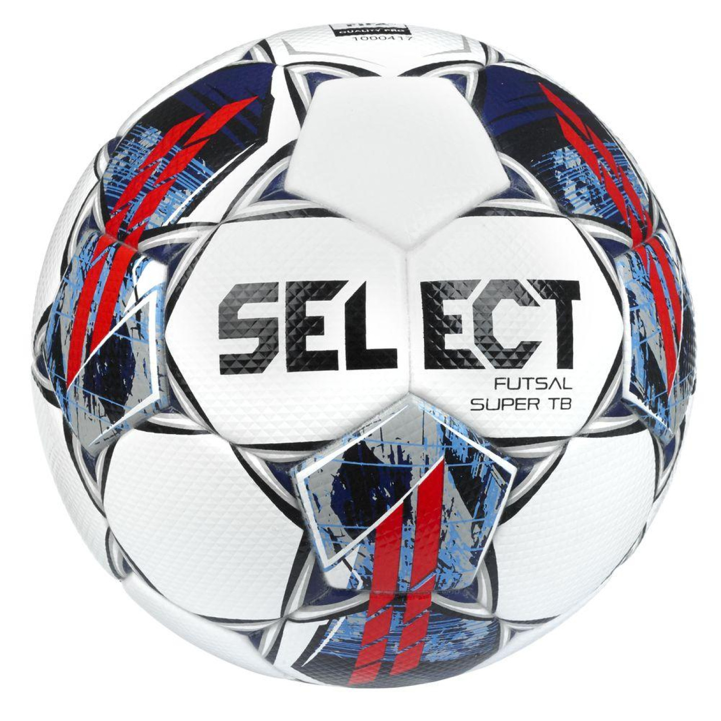 Select Futsal Super TB v22 Voetbal Wit Grijs Rood