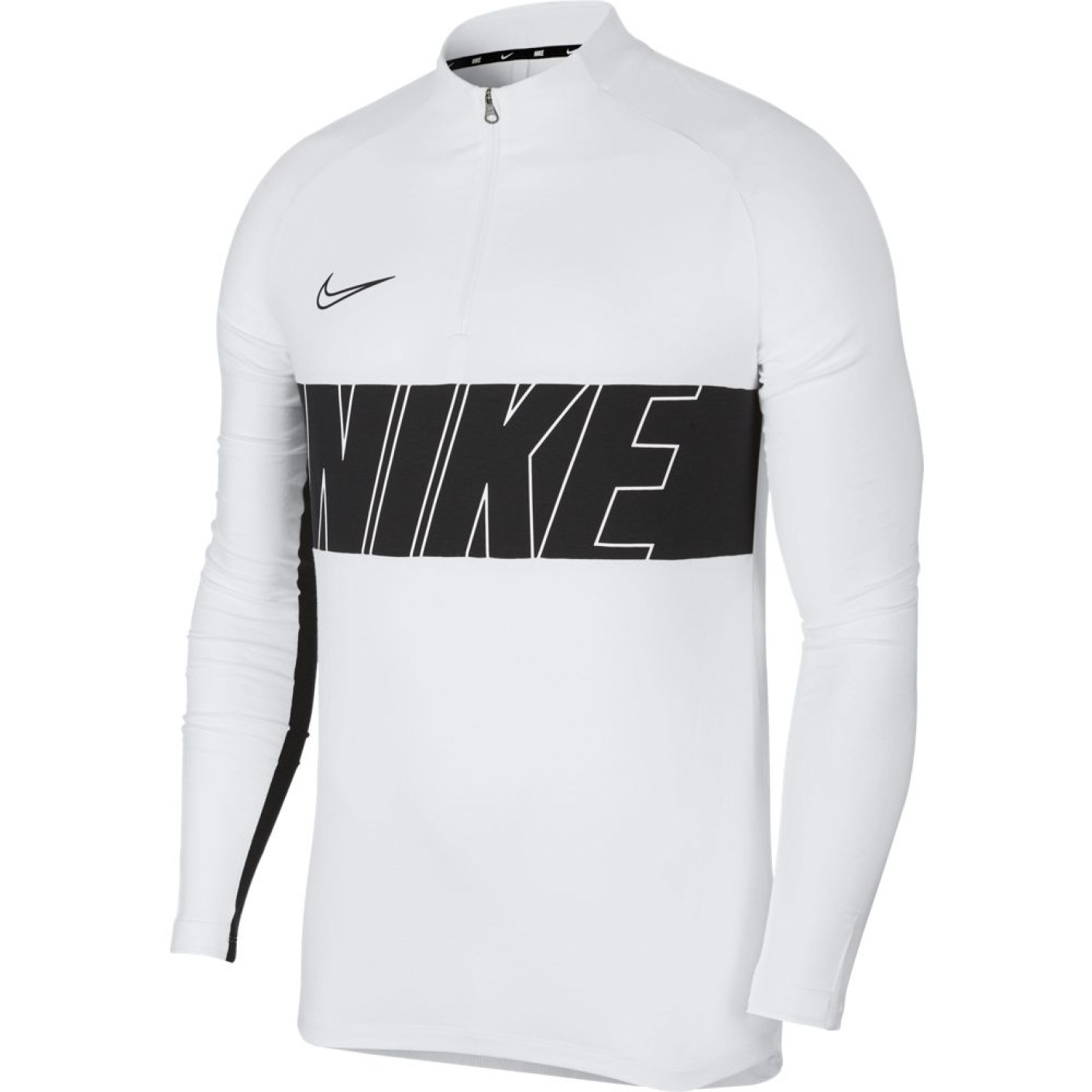 Nike Dry Academy Trainingstrui Wit Zwart