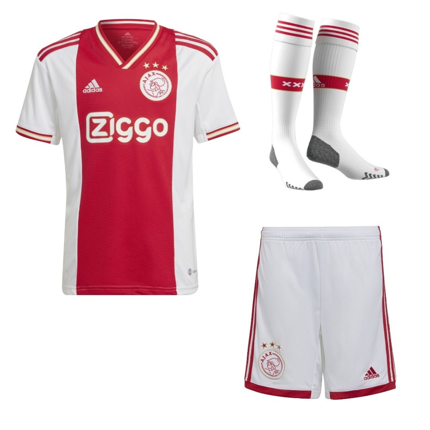 Moeras schapen driehoek adidas Ajax Thuistenue 2022-2023 Kids