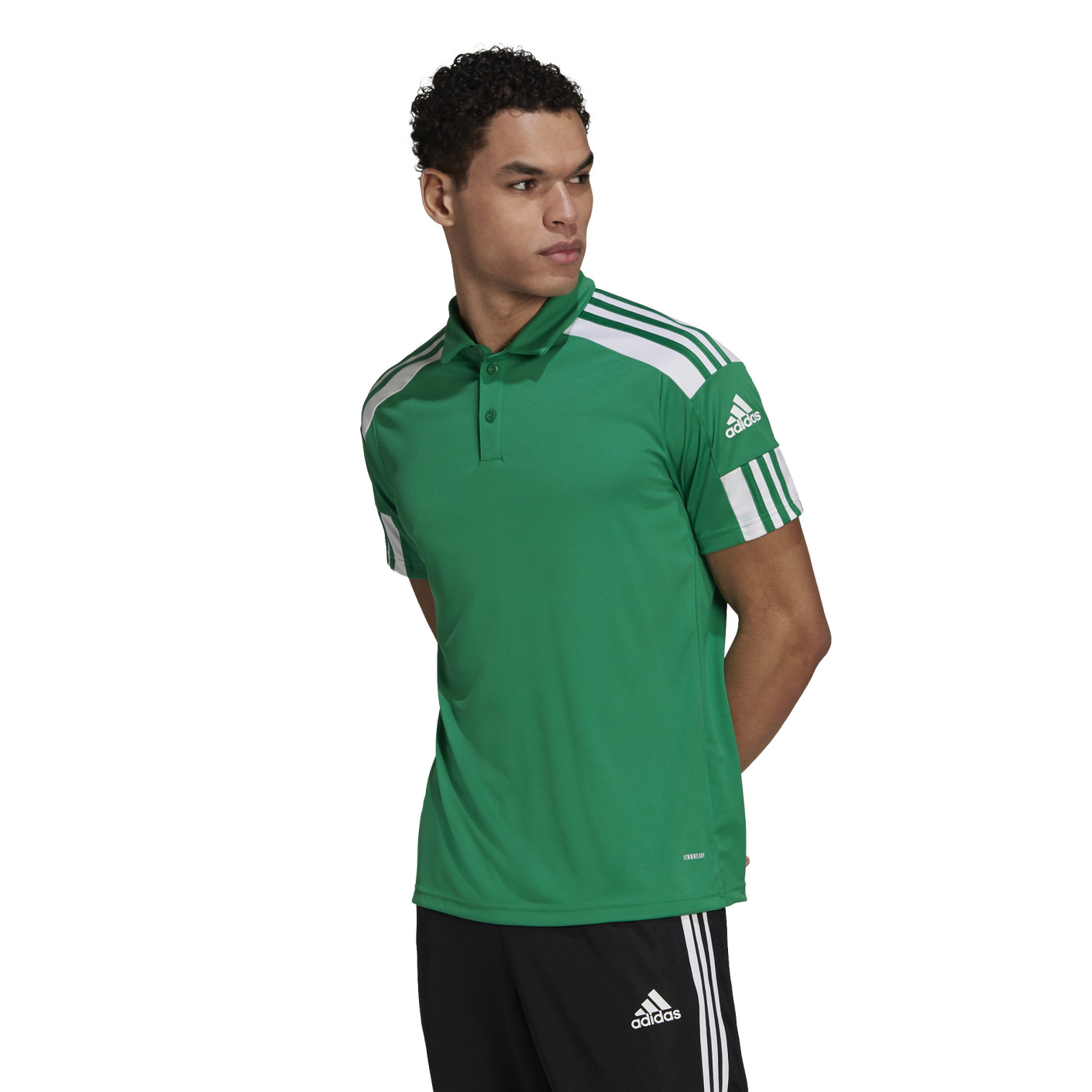 adidas Squadra 21 Polo Groen Wit