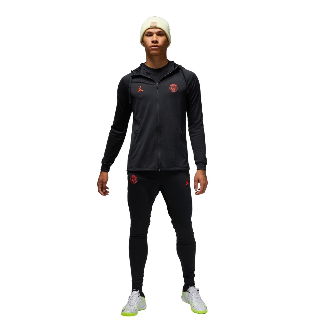 vloeiend ongezond prioriteit Nike Jordan Paris Saint-Germain Strike Hooded Trainingspak 2022-2023 Zwart  Rood