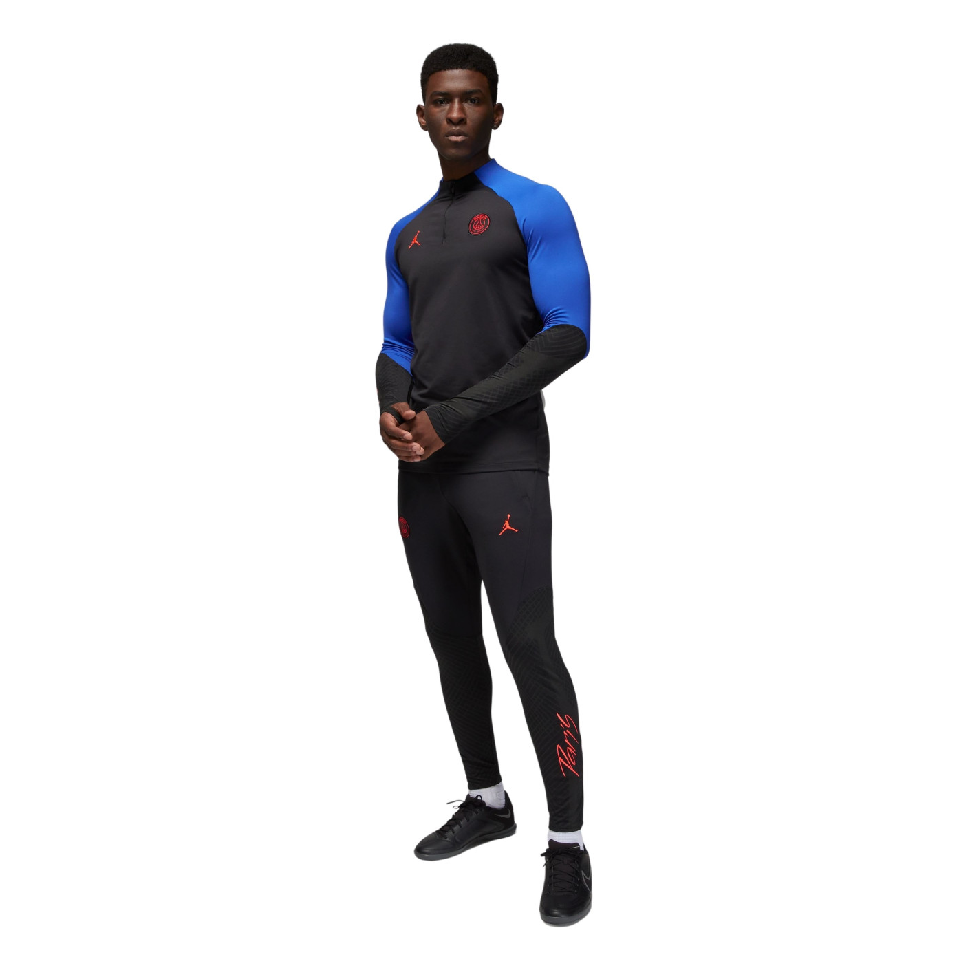 Opblazen spontaan Schaken Nike Jordan Paris Saint Germain Strike Trainingspak 2022-2023 Zwart Blauw  Rood