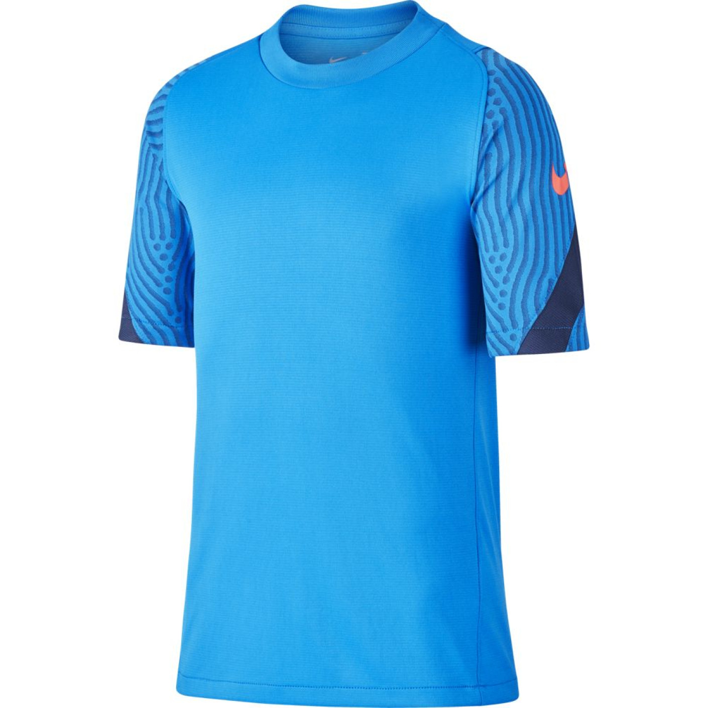 Nike Breathe Strike Trainingsshirt Blauw Rood Kids