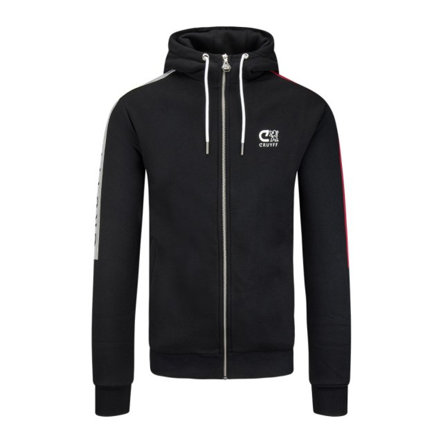 Cruyff Hellenburg FZ Hoodie Zwart