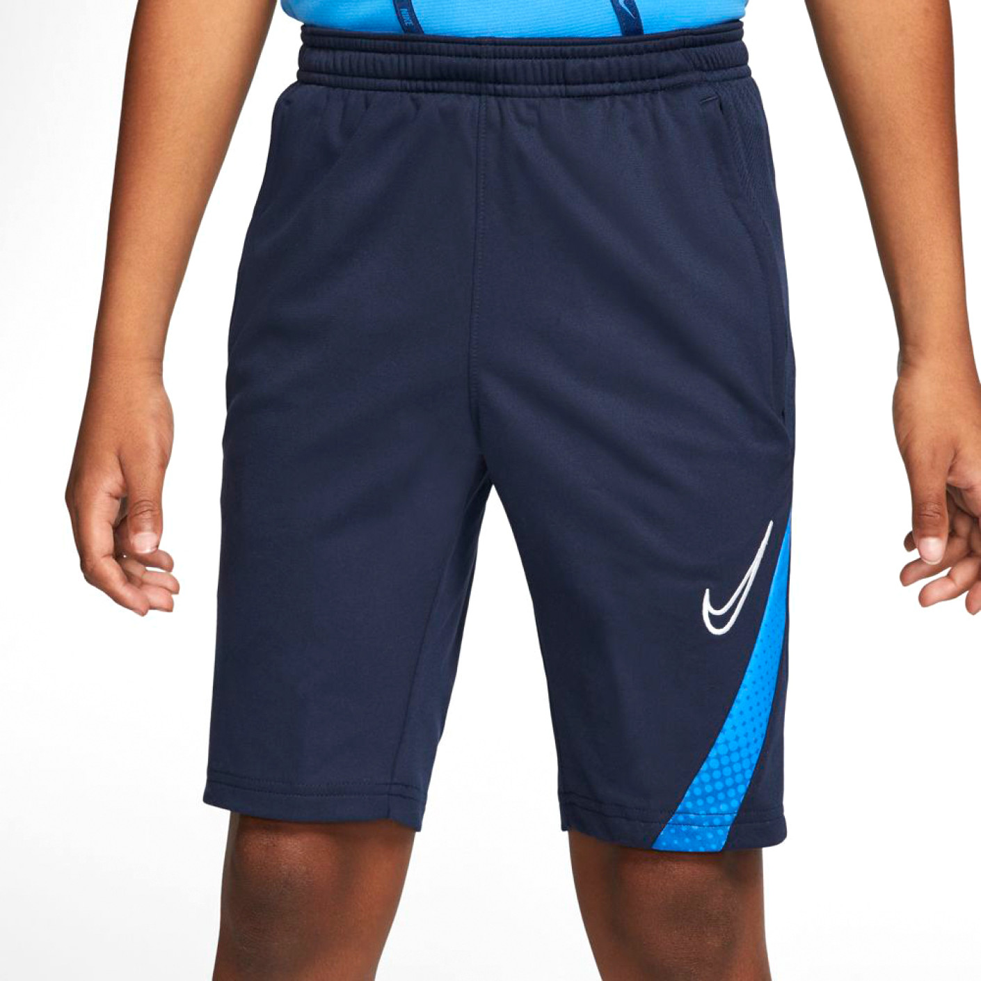 Nike Breathe Dry Academy Trainingsbroekje KZ Kids Blauw