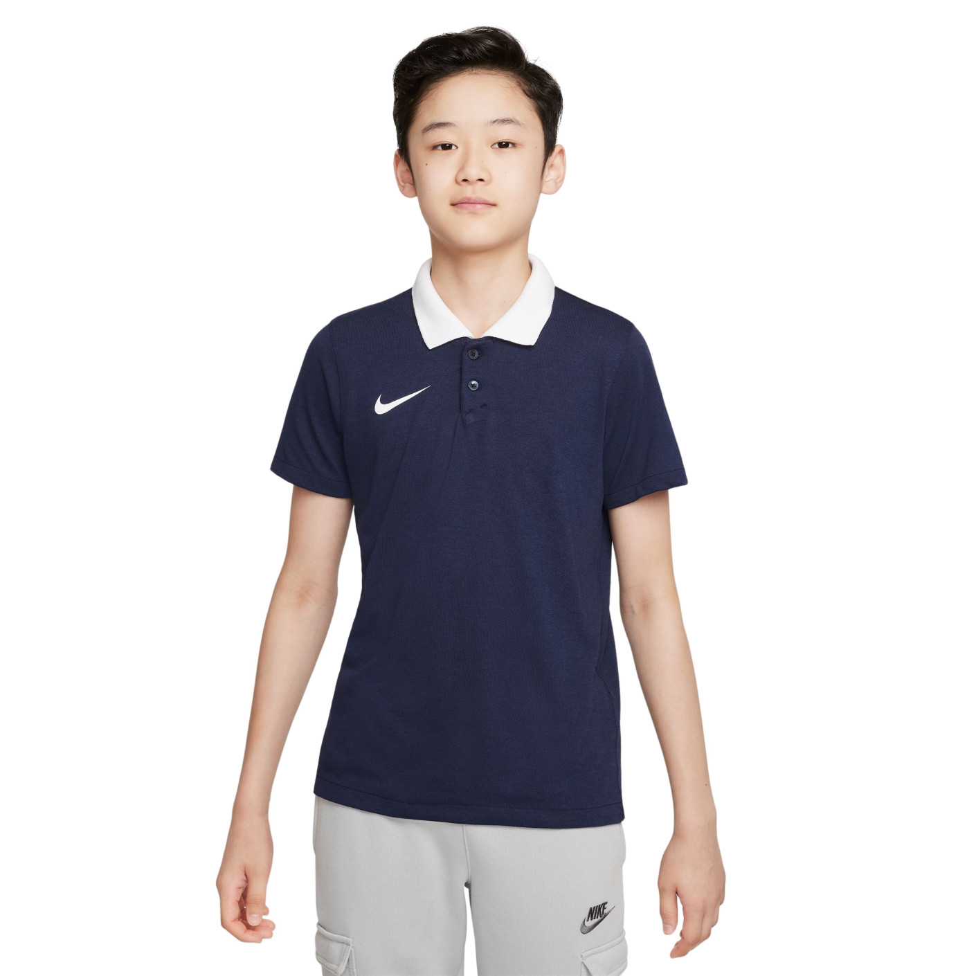 Nike Park 20 Dri-Fit Polo Kids Donkerblauw Wit