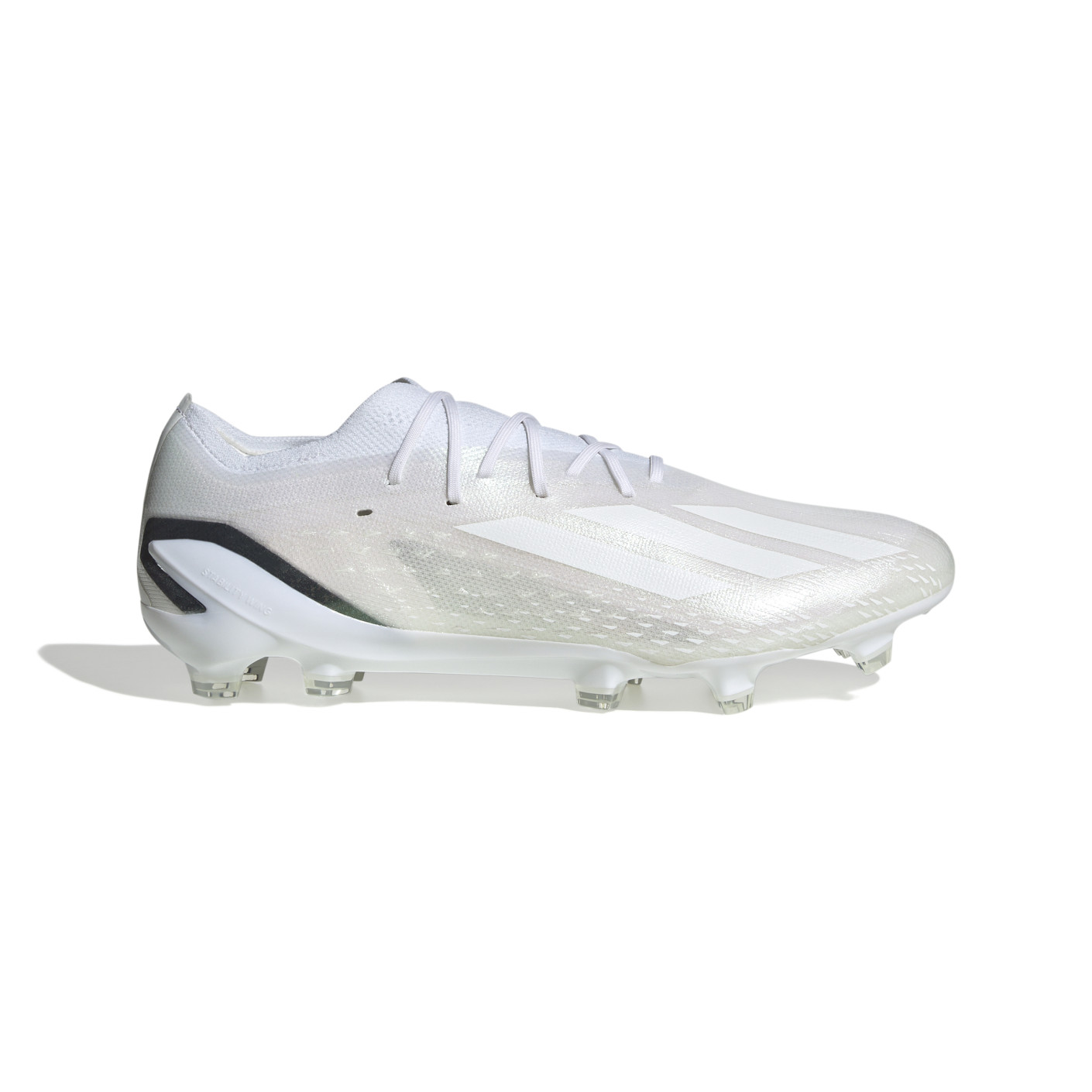 Nebu ras hoorbaar adidas X Speedportal.1 Gras Voetbalschoenen (FG) Wit Metallic Zwart