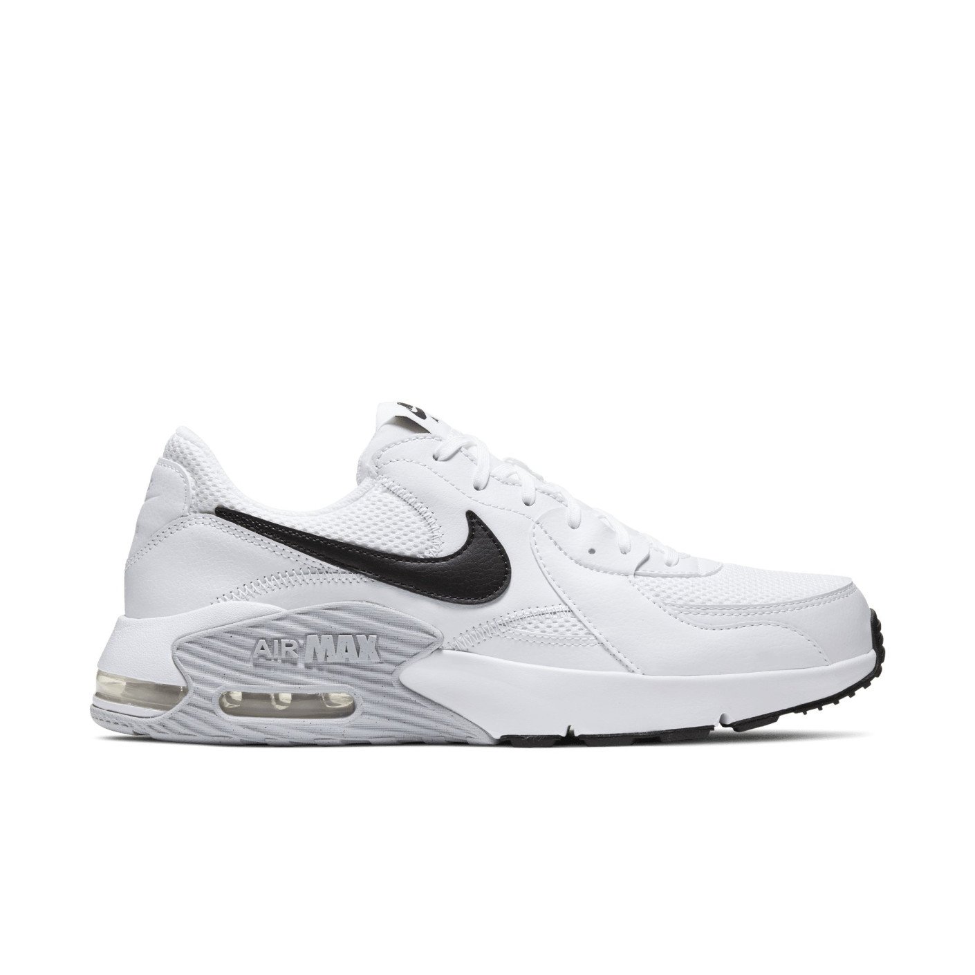 Remmen gordijn Geest Nike Air Max Excee Sneakers Wit Zwart Platinum