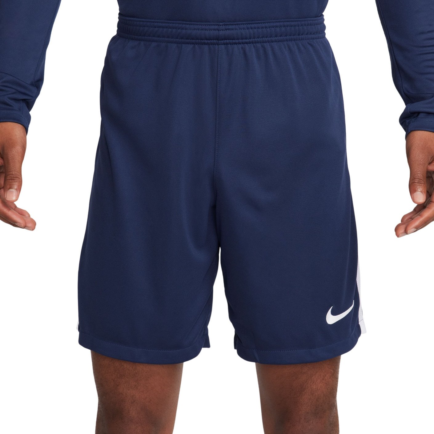 Nike Dri-FIT League III Voetbalbroekje Donkerblauw Wit