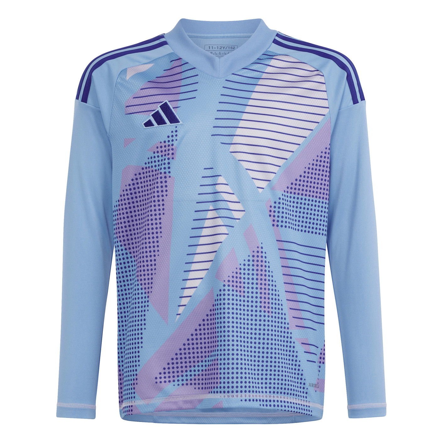 adidas Tiro 24 Competition Keepersshirt Lange Mouwen Kids Lichtblauw Blauw Paars