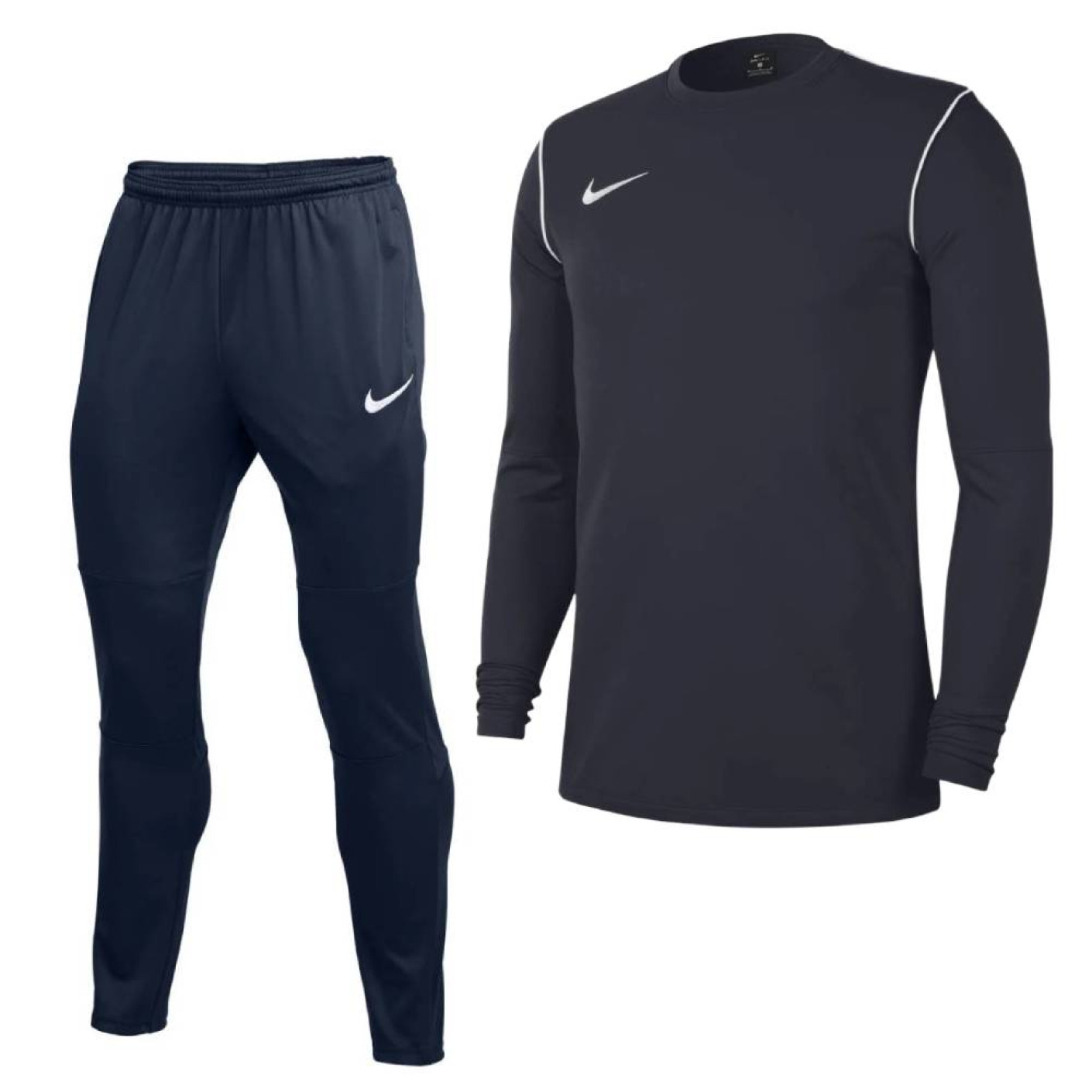 Nike Park 20 Crew Trainingspak Donkerblauw Wit