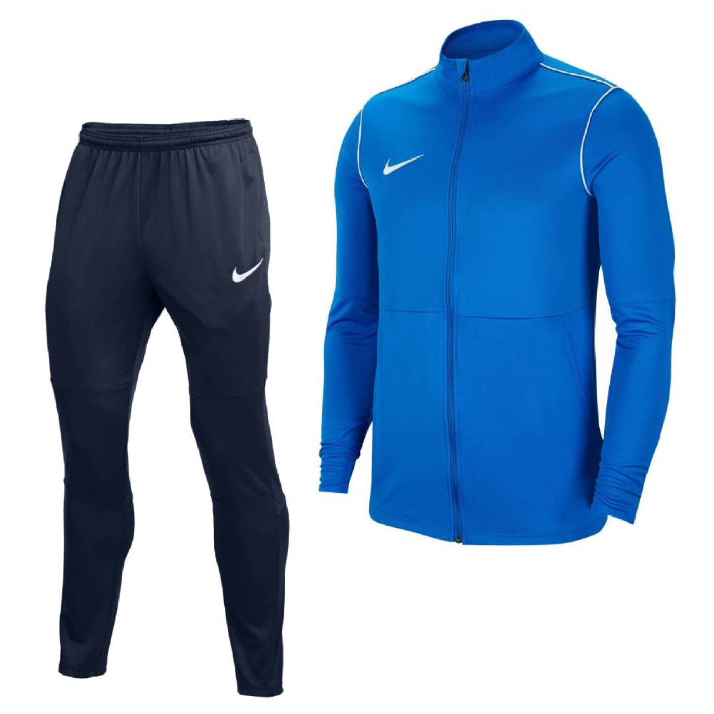 Nike Park 20 Trainingspak Full-Zip Blauw Wit