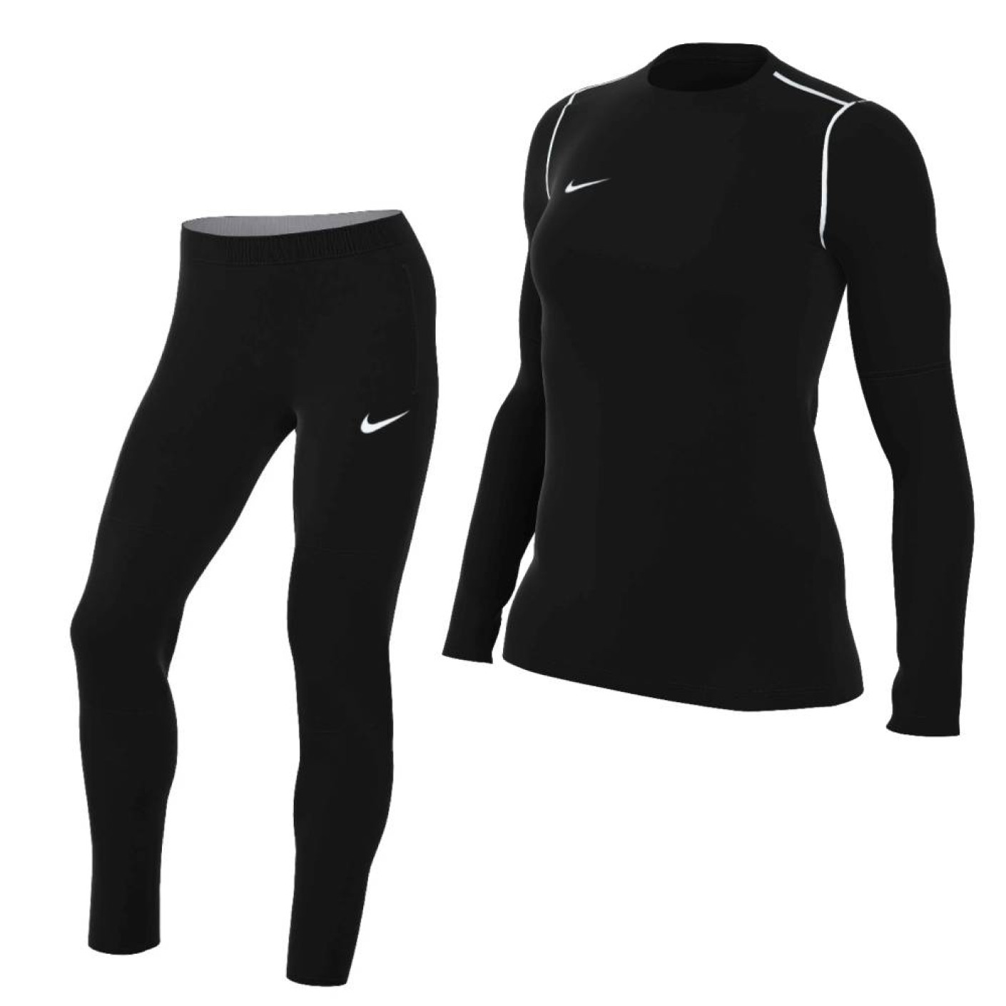 Nike Park 20 Crew Trainingspak Dames Zwart Wit