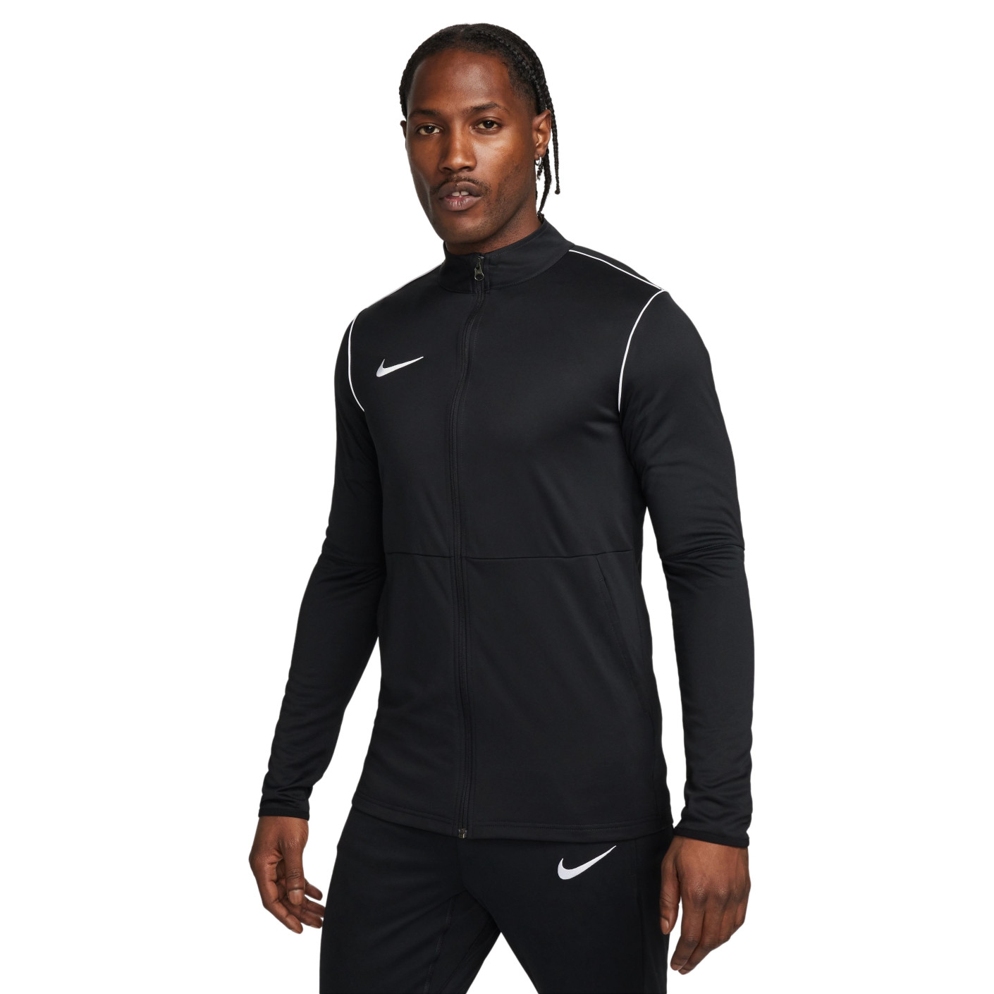 Nike Dri-FIT Park 20 Trainingsjack Full-Zip Zwart Wit