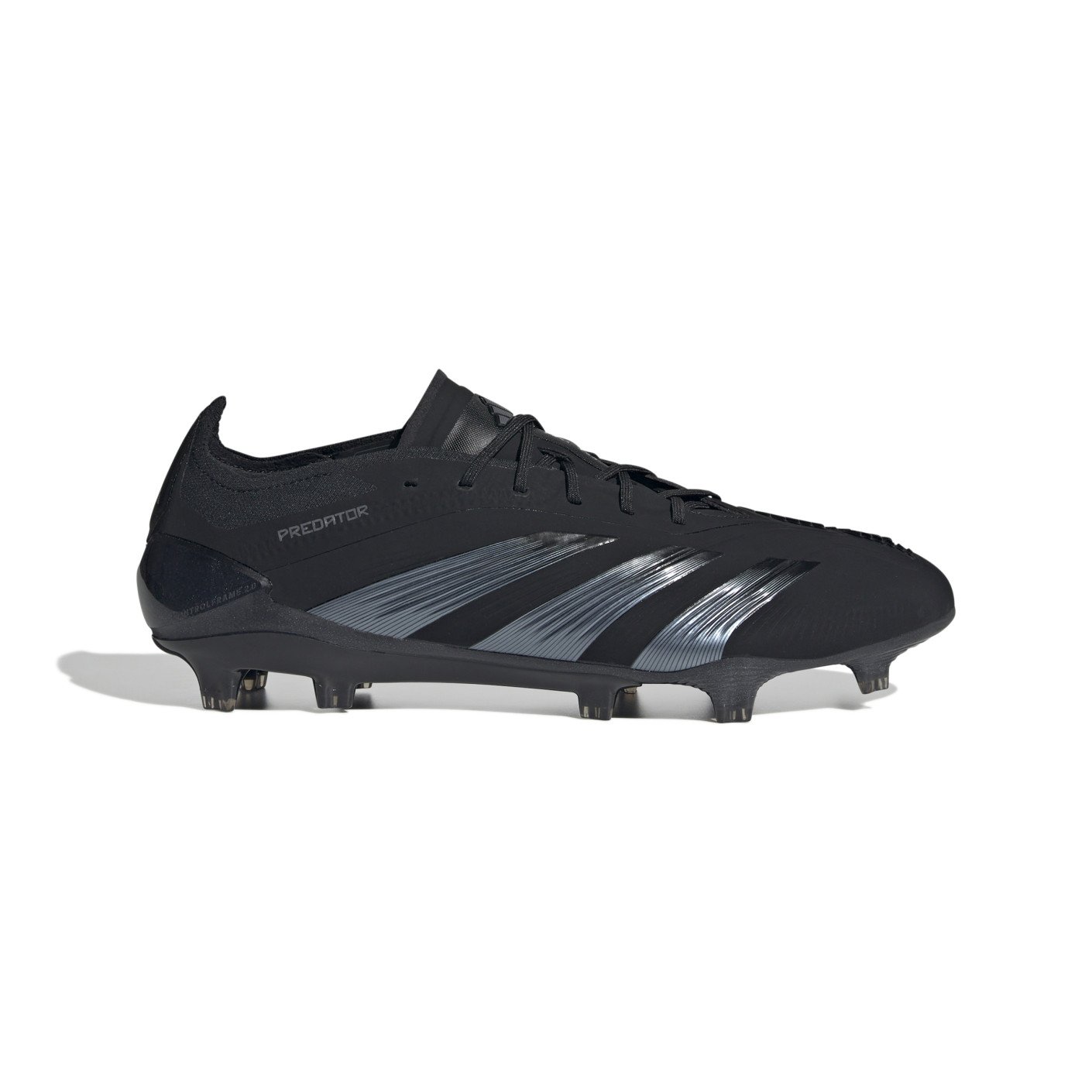 adidas Predator Elite Gras Voetbalschoenen (FG) Zwart Donkergrijs