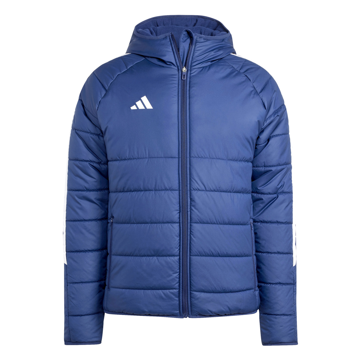 adidas Tiro 24 Winterjas Donkerblauw Wit