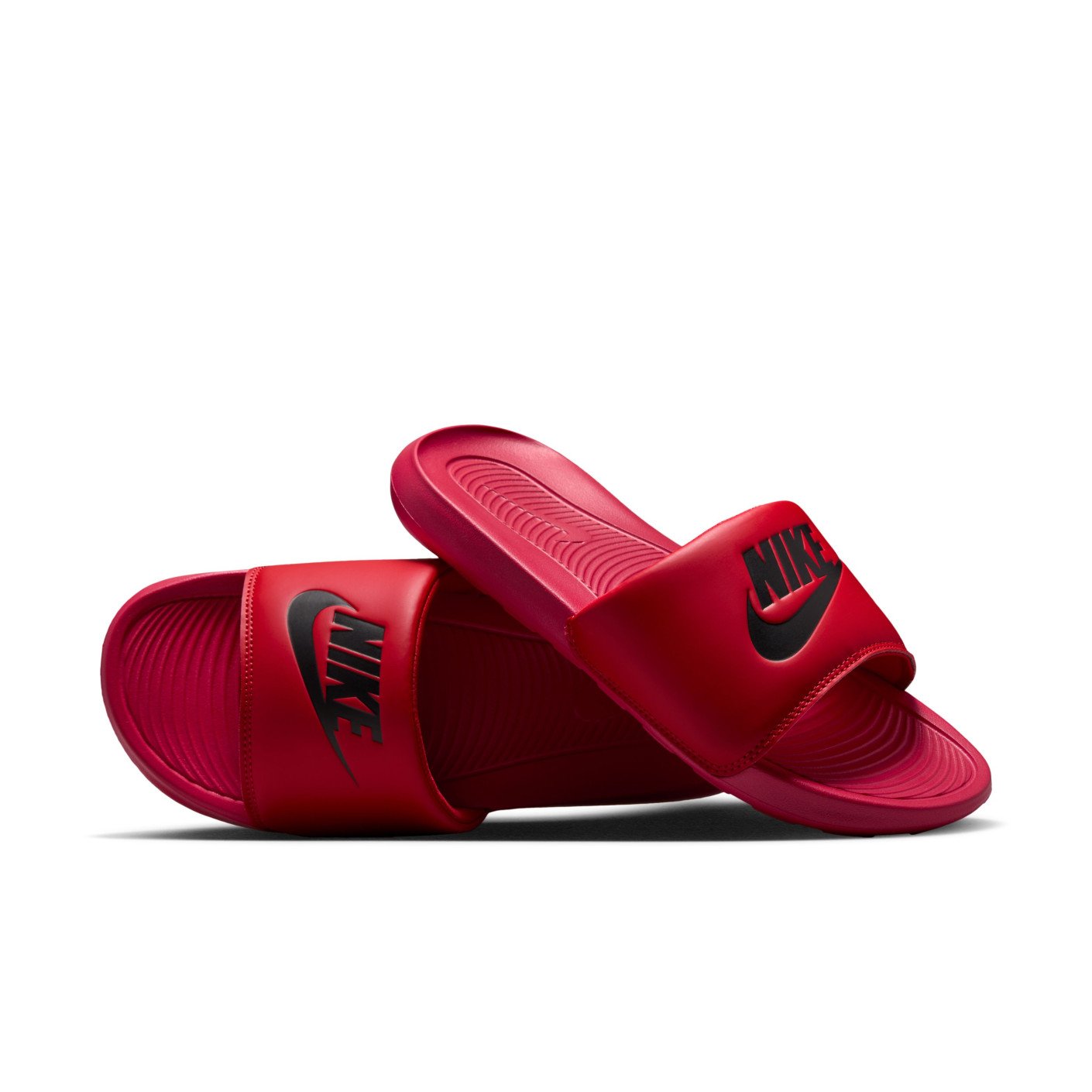 Nike Victori One Slippers Rood Zwart