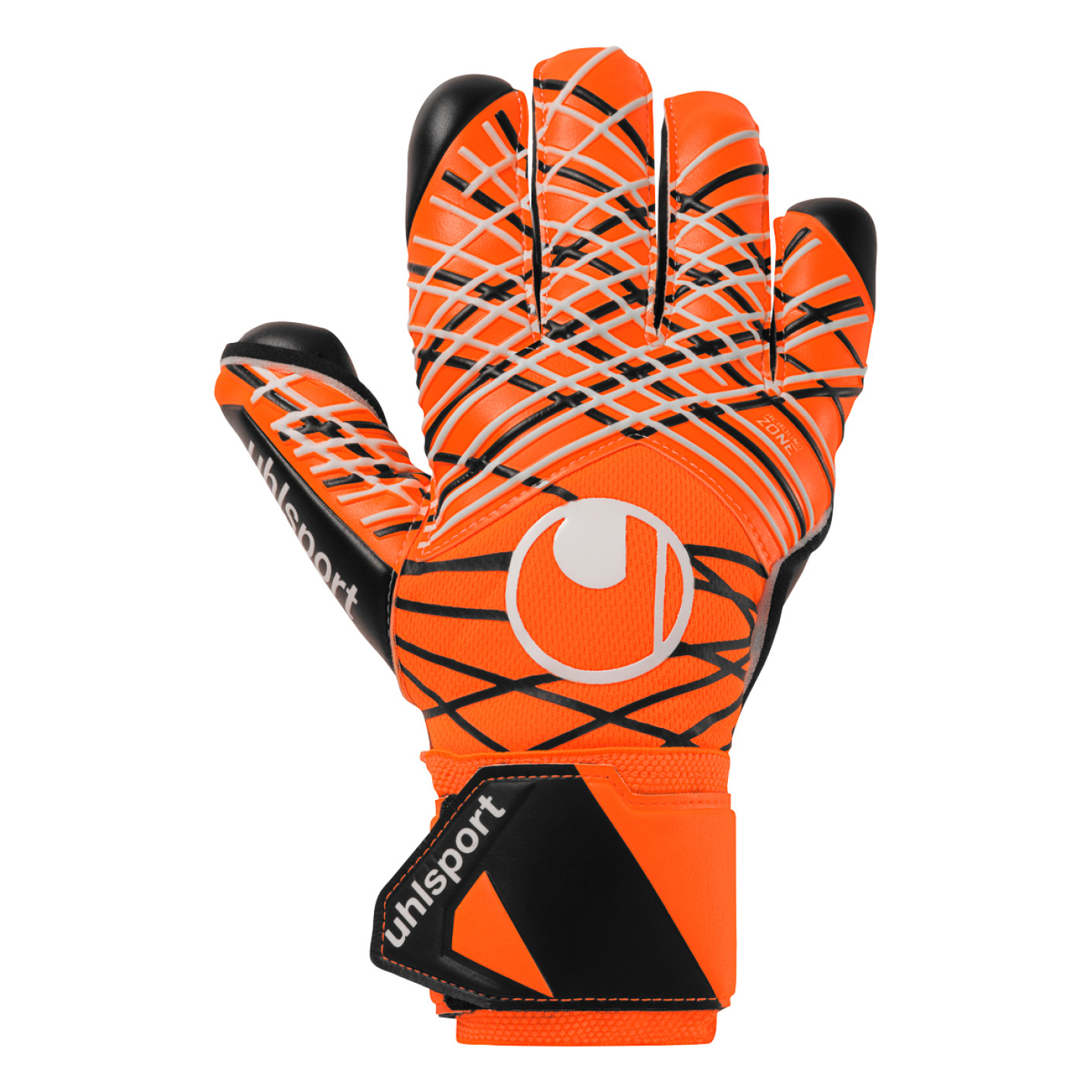 Uhlsport Super Resist+ HN Keepershandschoenen Oranje Zwart Wit