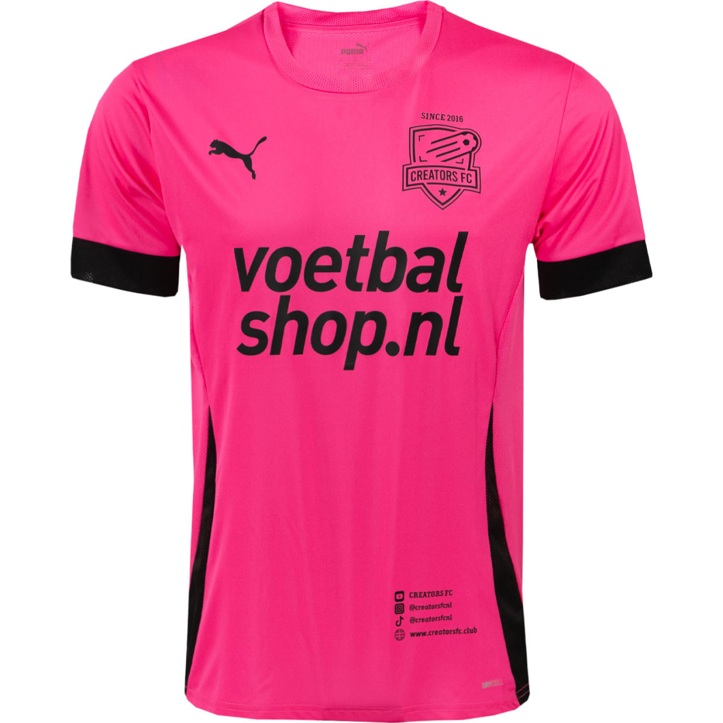 PUMA Creators FC Thuisshirt 2024-2025 Kids Roze Zwart