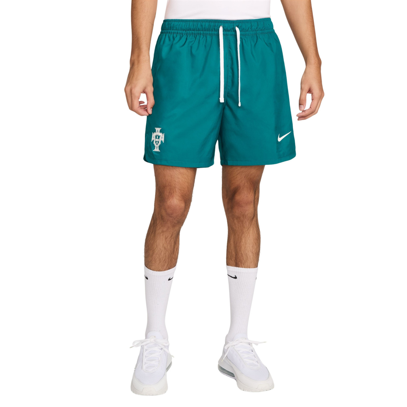 Nike Portugal Woven Broekje 2024-2026 Groen Wit