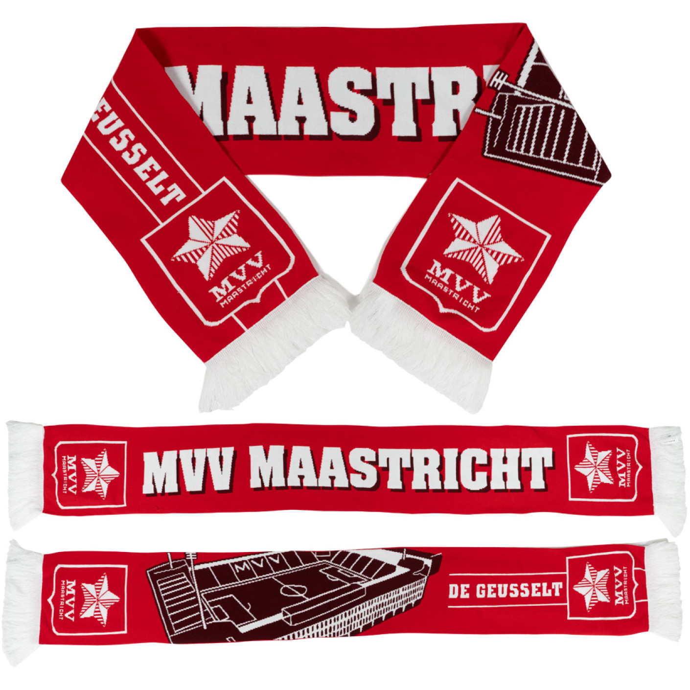 MVV Maastricht Stadion Sjaal Rood Wit