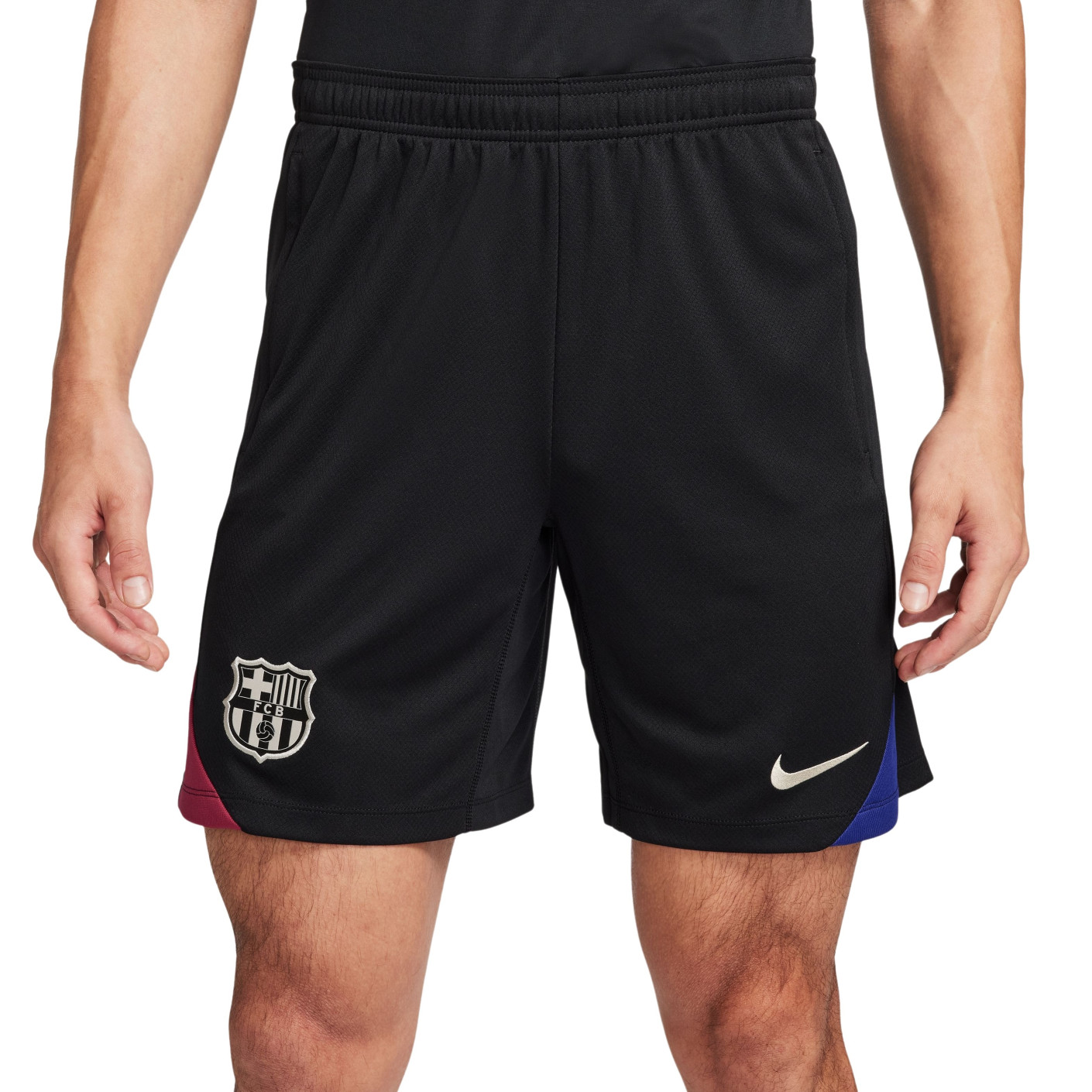 Nike FC Barcelona Strike Trainingsbroekje 2024-2025 Zwart Wit Rood Blauw