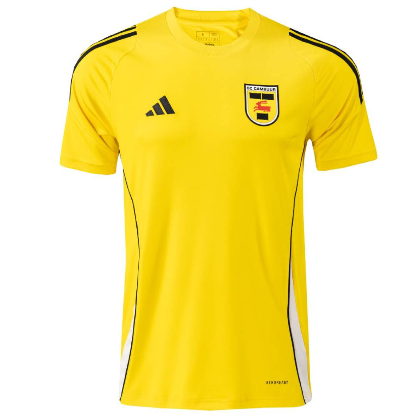 adidas SC Cambuur Trainingsshirt 2024-2025 Kids Geel Zwart