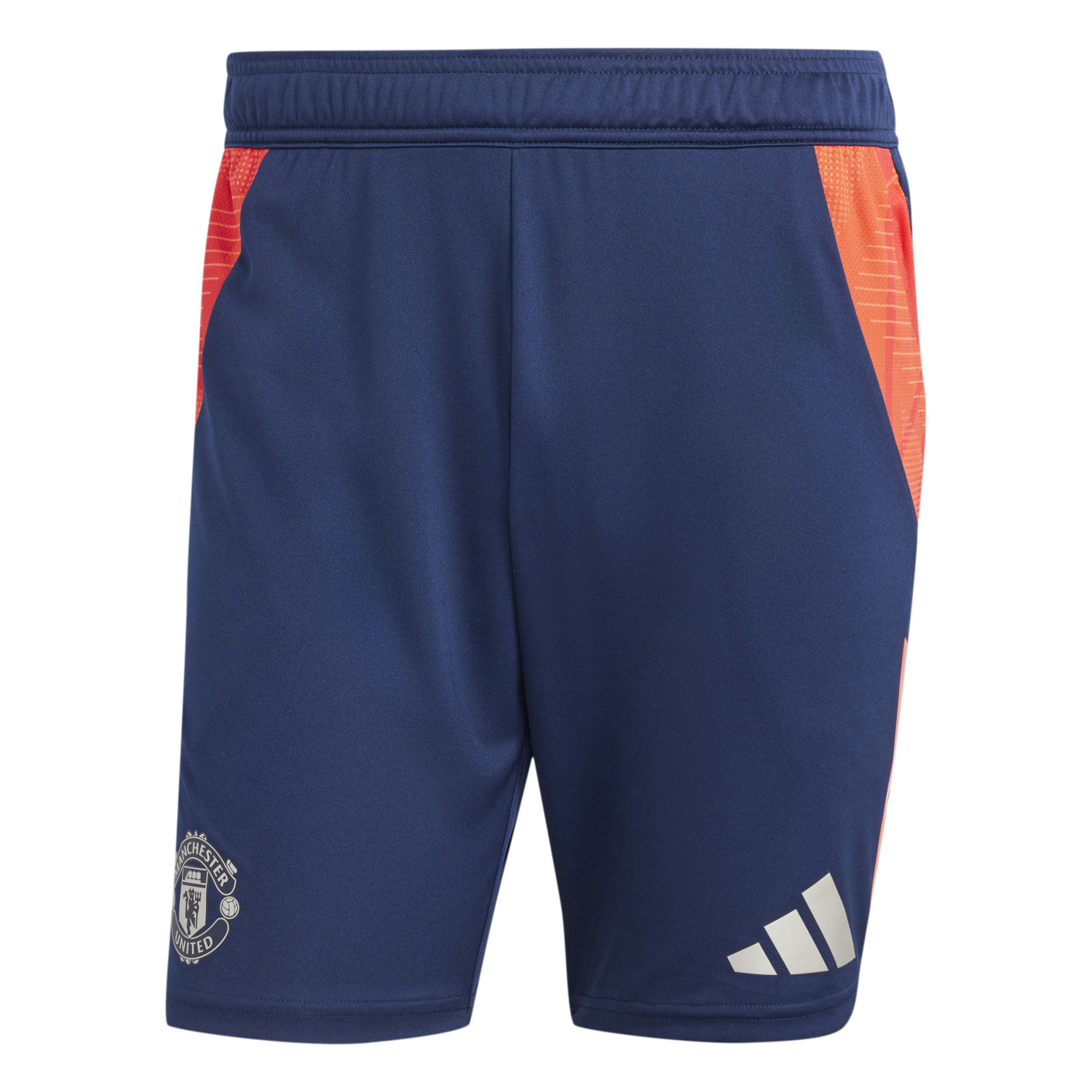 adidas Manchester United Trainingsbroekje 2024-2025 Donkerblauw Rood Zilver