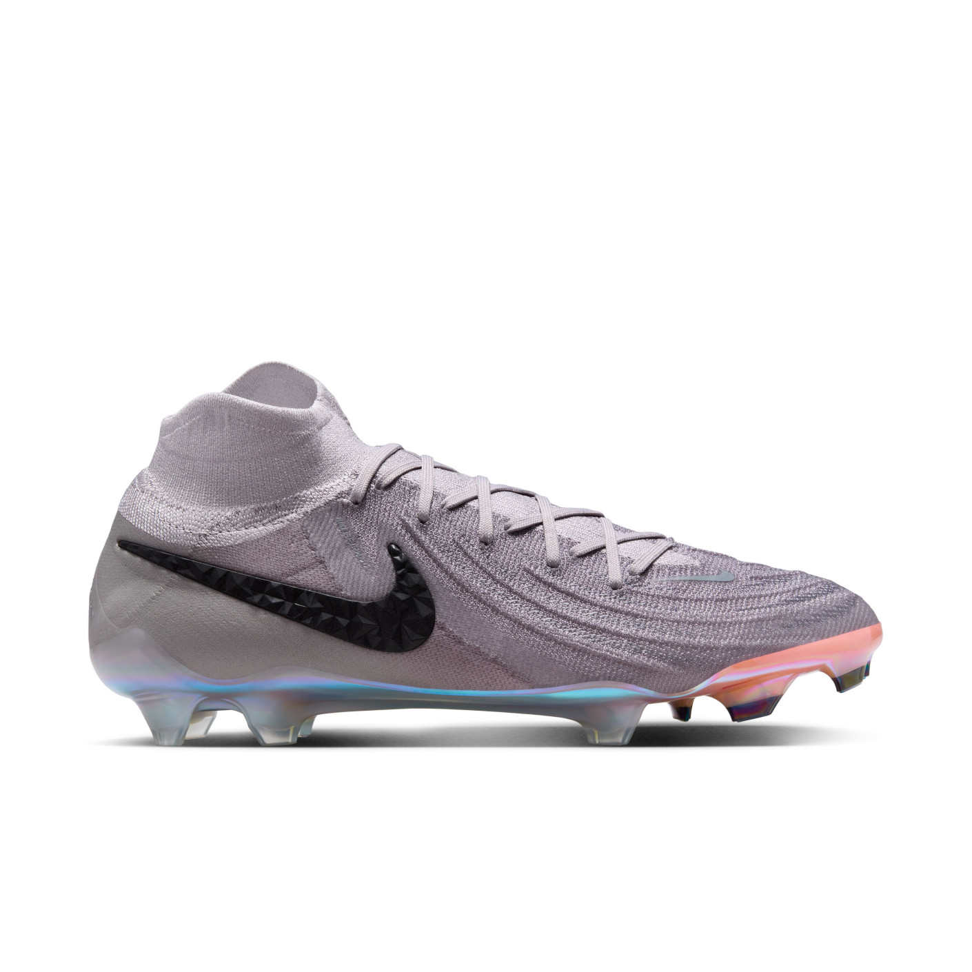 Nike Phantom Luna II Elite Gras Voetbalschoenen (FG) Grijs Zwart Roze