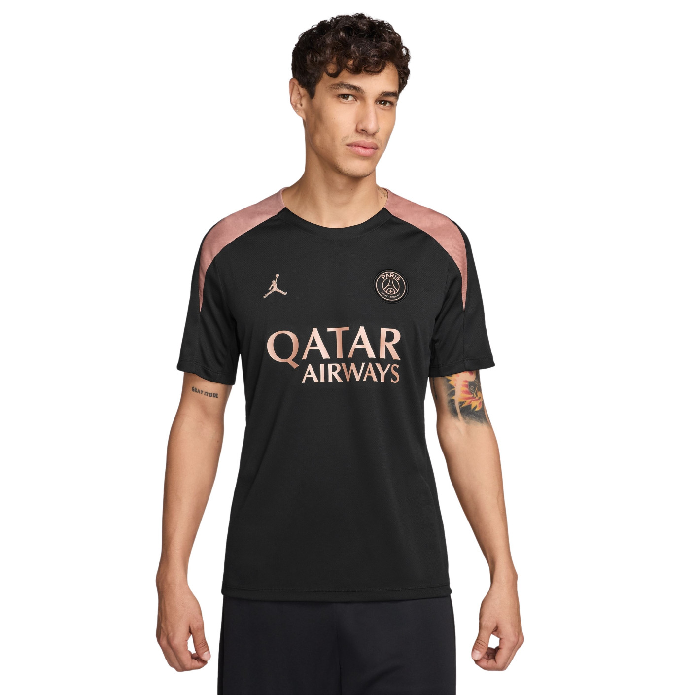 Nike Paris Saint-Germain x Jordan Strike Trainingsshirt 2024-2025 Zwart Roze