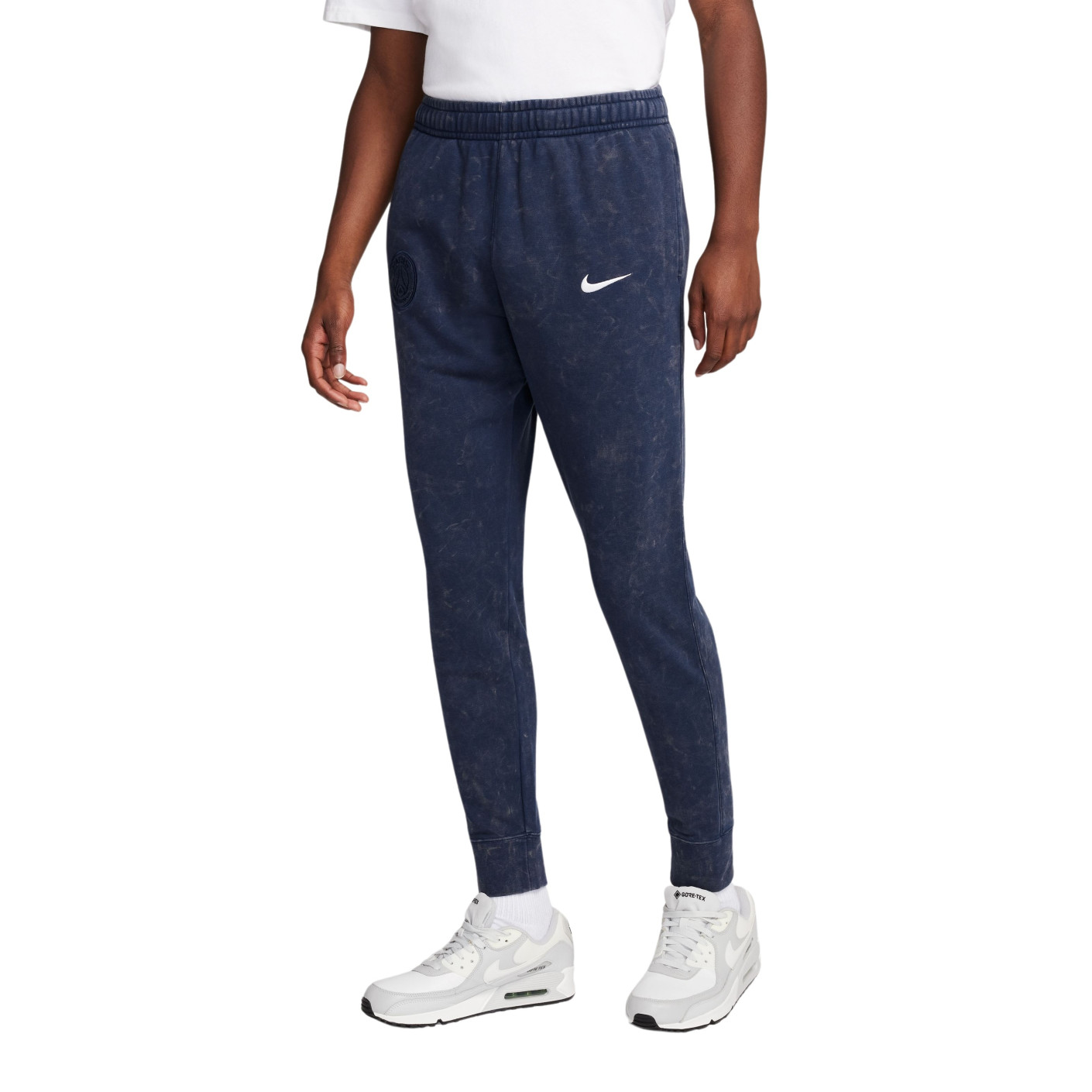 Nike Paris Saint-Germain Club Joggingbroek 2024-2025 Donkerblauw Wit