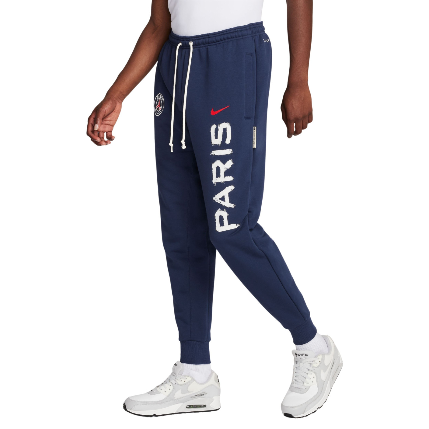 Nike Paris Saint-Germain Taper Trainingsbroek 2024-2025 Donkerblauw Rood Wit