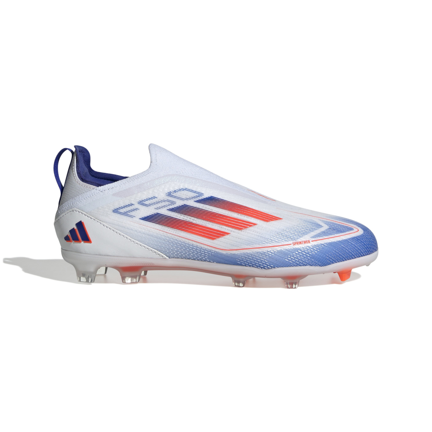 adidas F50 Pro Veterloze Gras Voetbalschoenen (FG) Kids Wit Rood Blauw