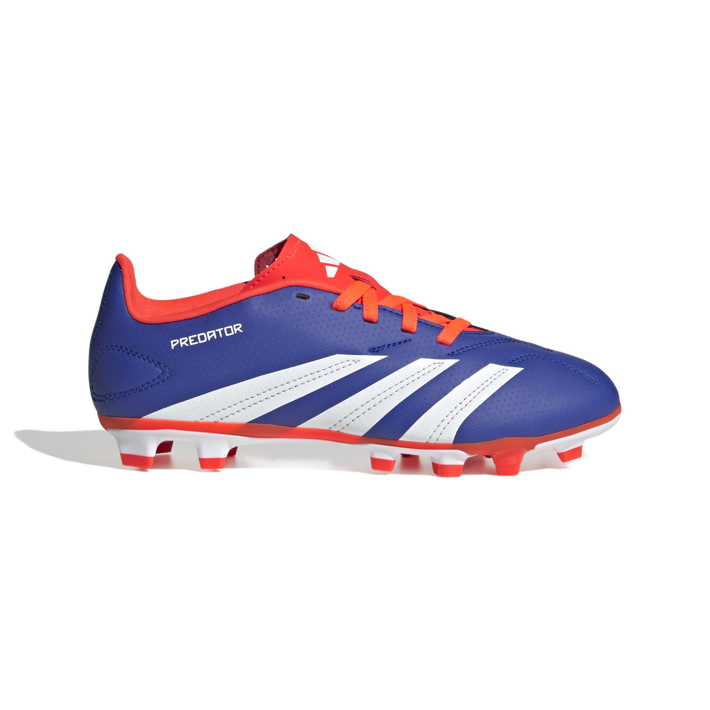 adidas Predator Club Gras / Kunstgras Voetbalschoenen (MG) Kids Blauw Wit Rood