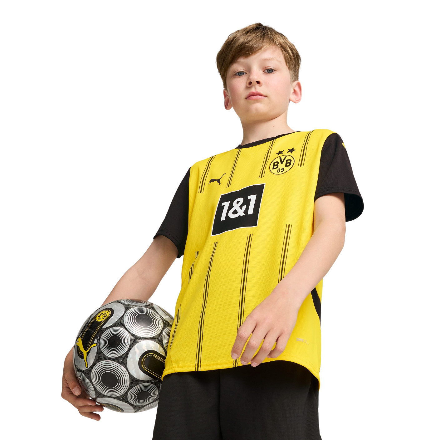 PUMA Borussia Dortmund Thuisshirt 2024-2025 Kids