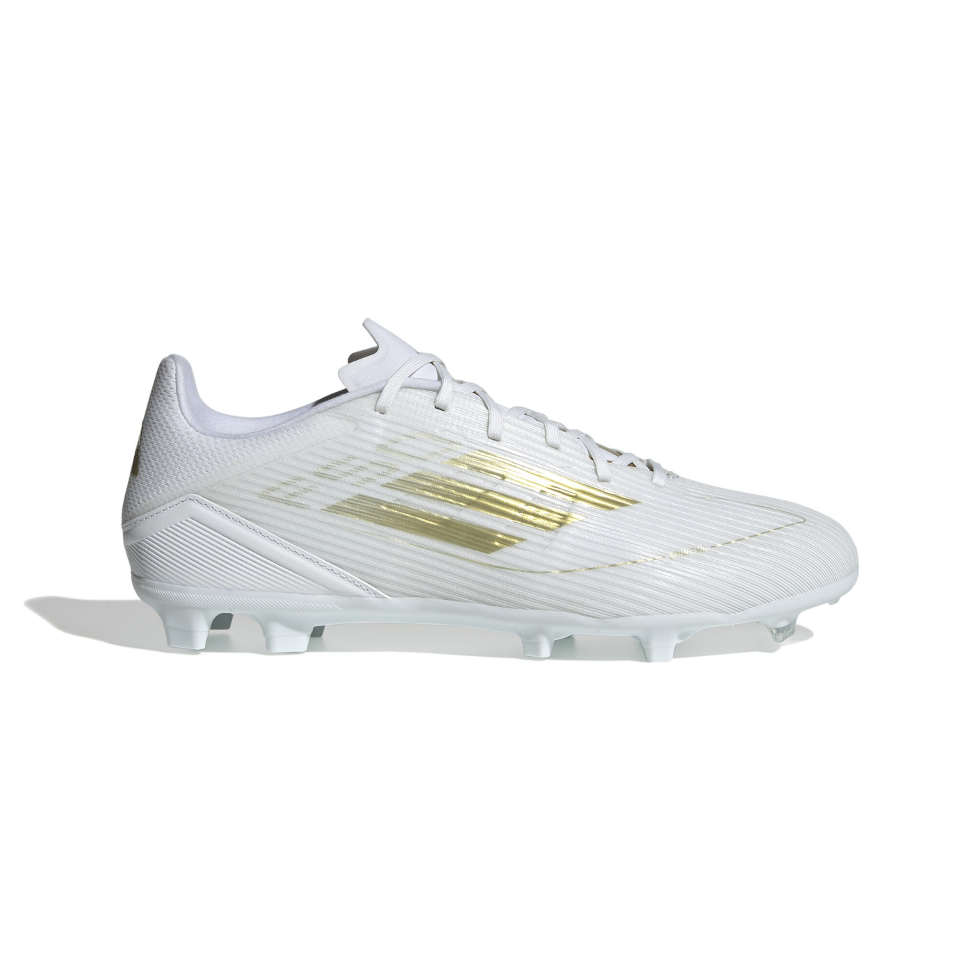 adidas F50 League Gras Voetbalschoenen (FG) Wit Goud