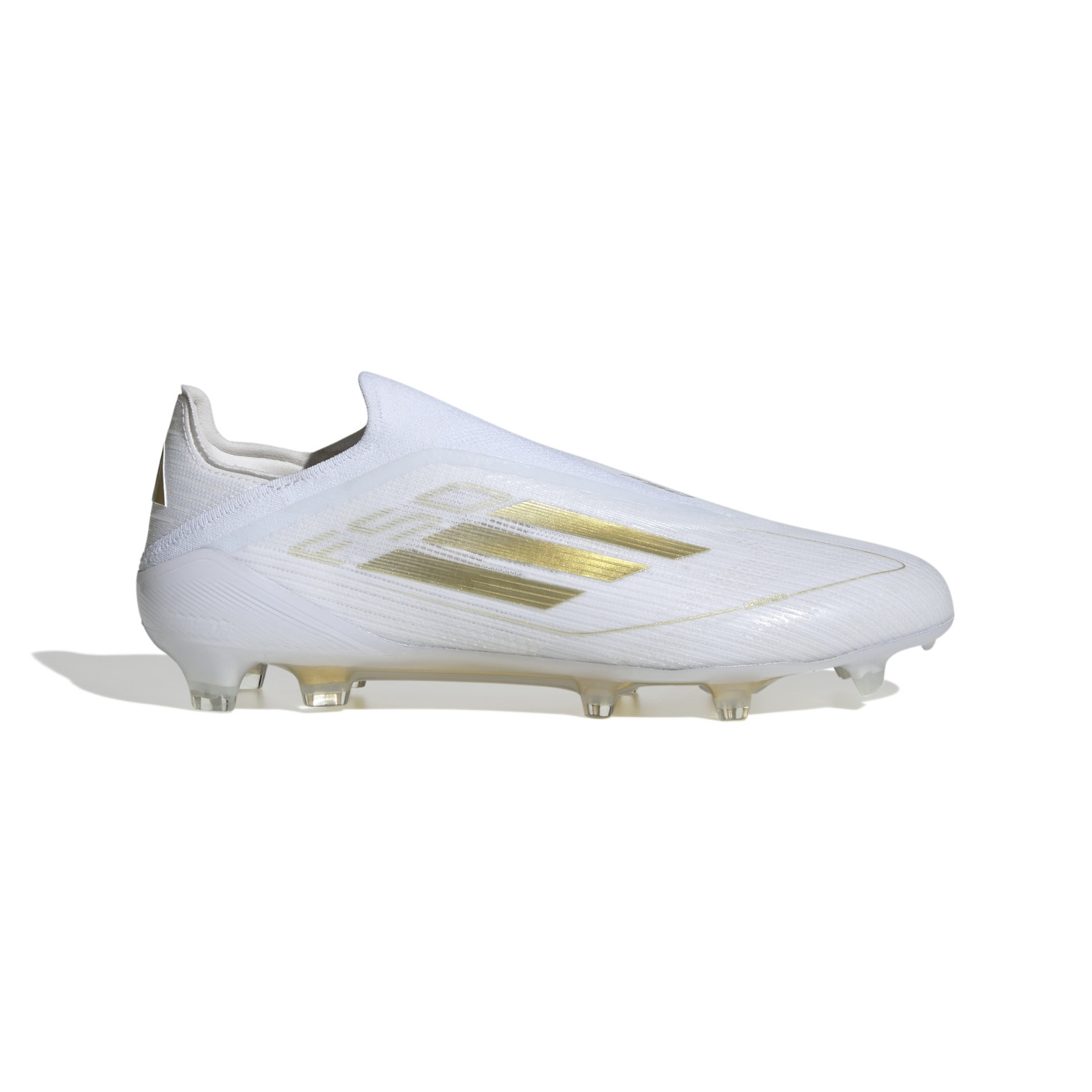 adidas F50 Elite Veterloze Gras Voetbalschoenen (FG) Wit Goud