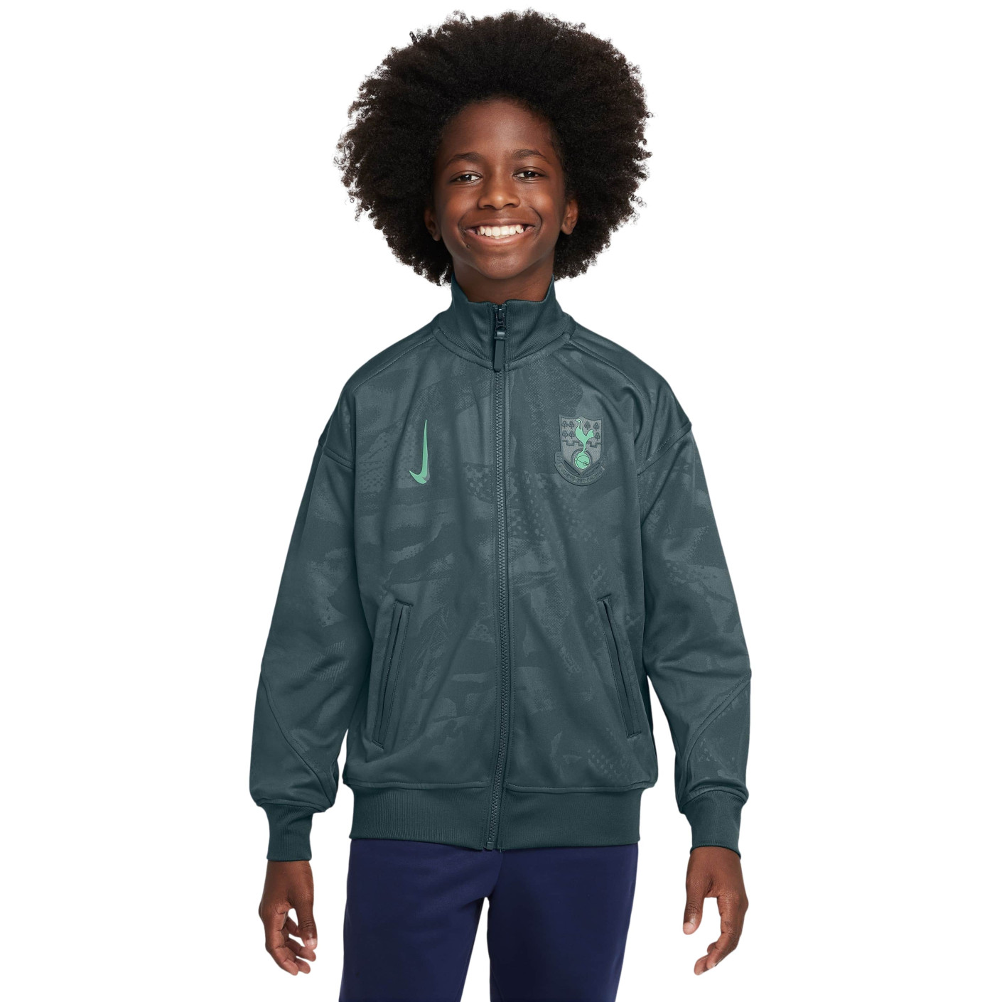 Nike Tottenham Hotspur Anthem Trainingsjack 2024-2025 Kids Groen Lichtgroen