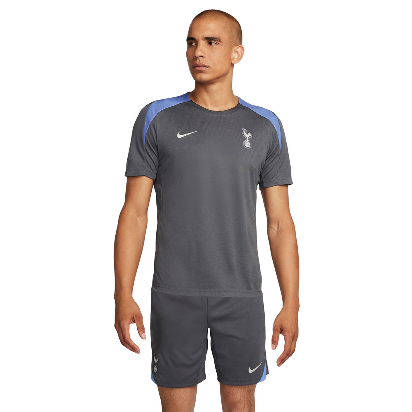 Nike Tottenham Hotspur Strike Trainingsset 2024-2025 Donkergrijs Blauw