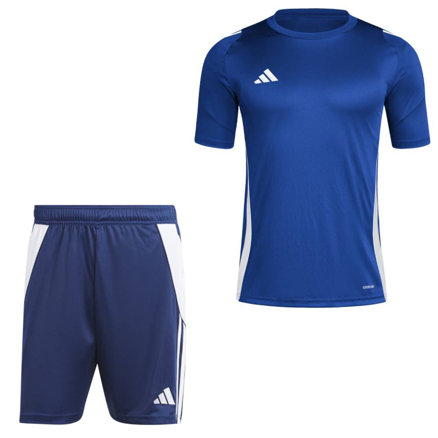 adidas Tiro 24 Trainingsset Blauw Donkerblauw Wit