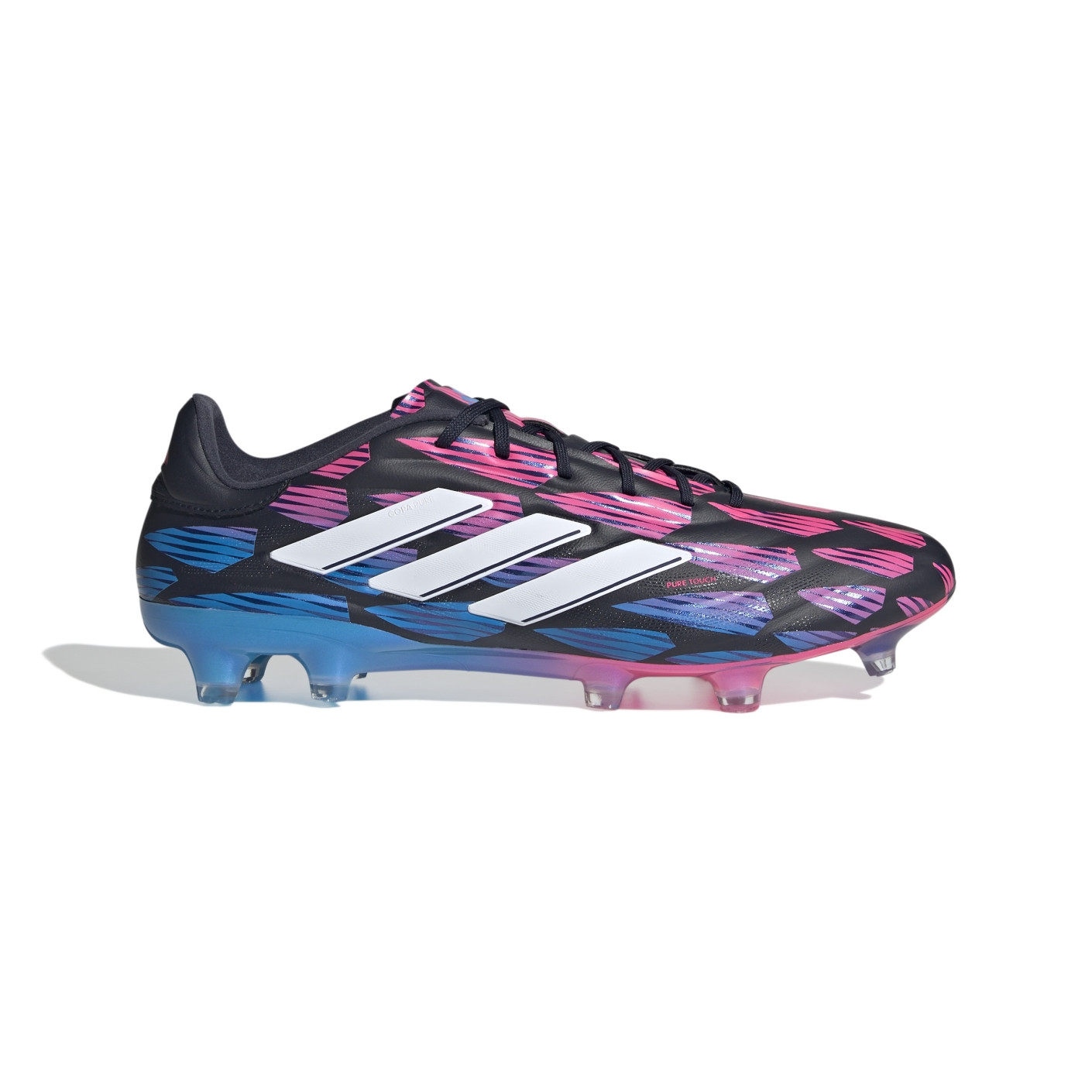 adidas Copa Pure 2 Elite Gras Voetbalschoenen FG Zwart Blauw Roze