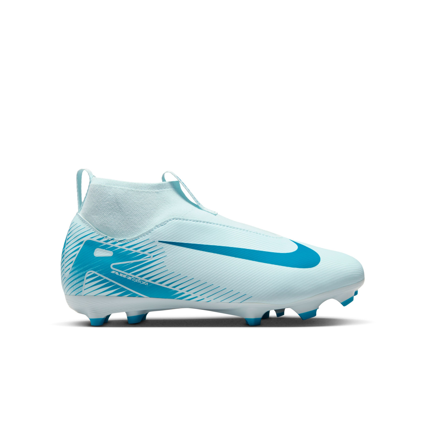 Nike Zoom Mercurial Superfly 10 Academy Gras Kunstgras Voetbalschoenen MG Kids Lichtblauw Blauw