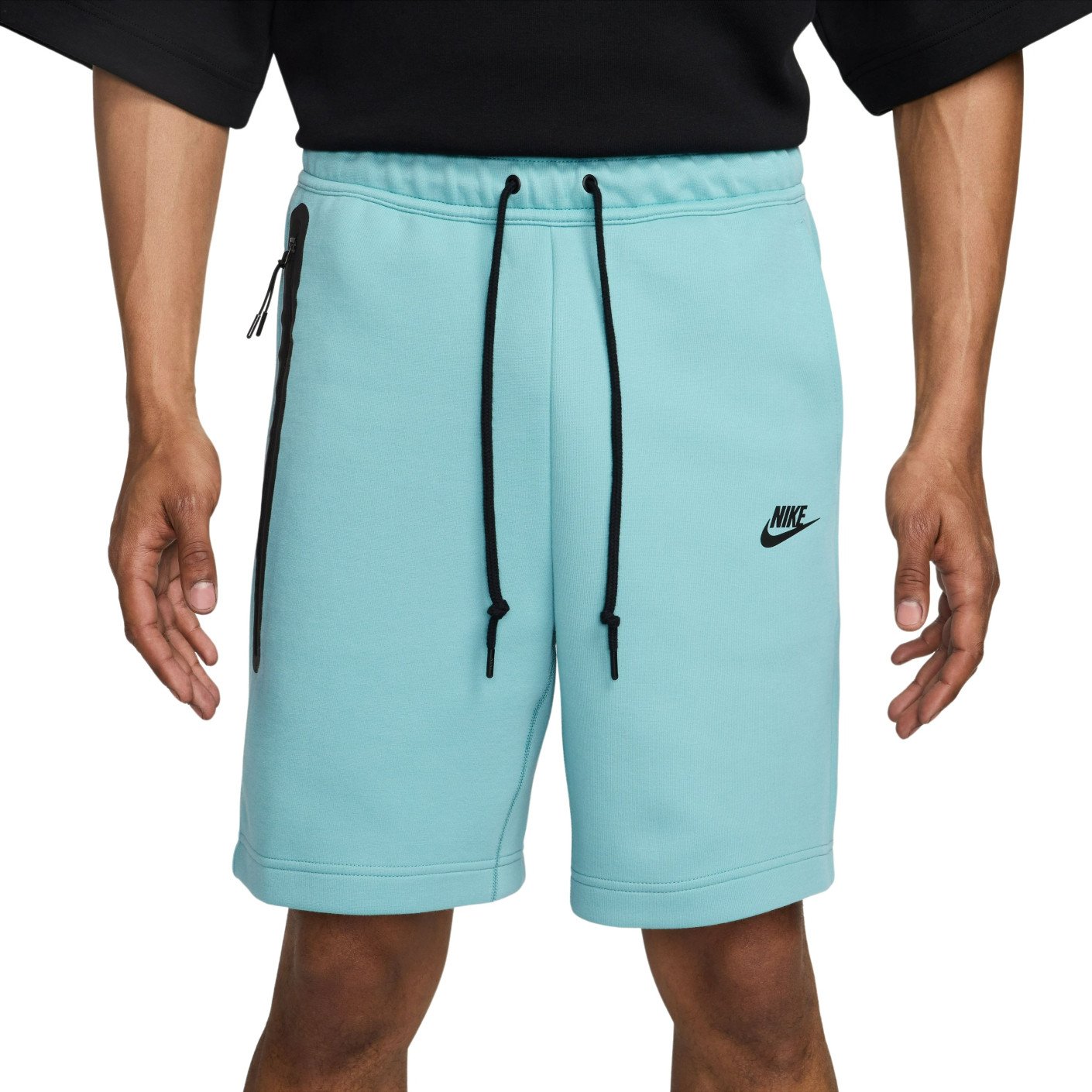 Nike Tech Fleece Sportswear Broekje Turquoise Zwart