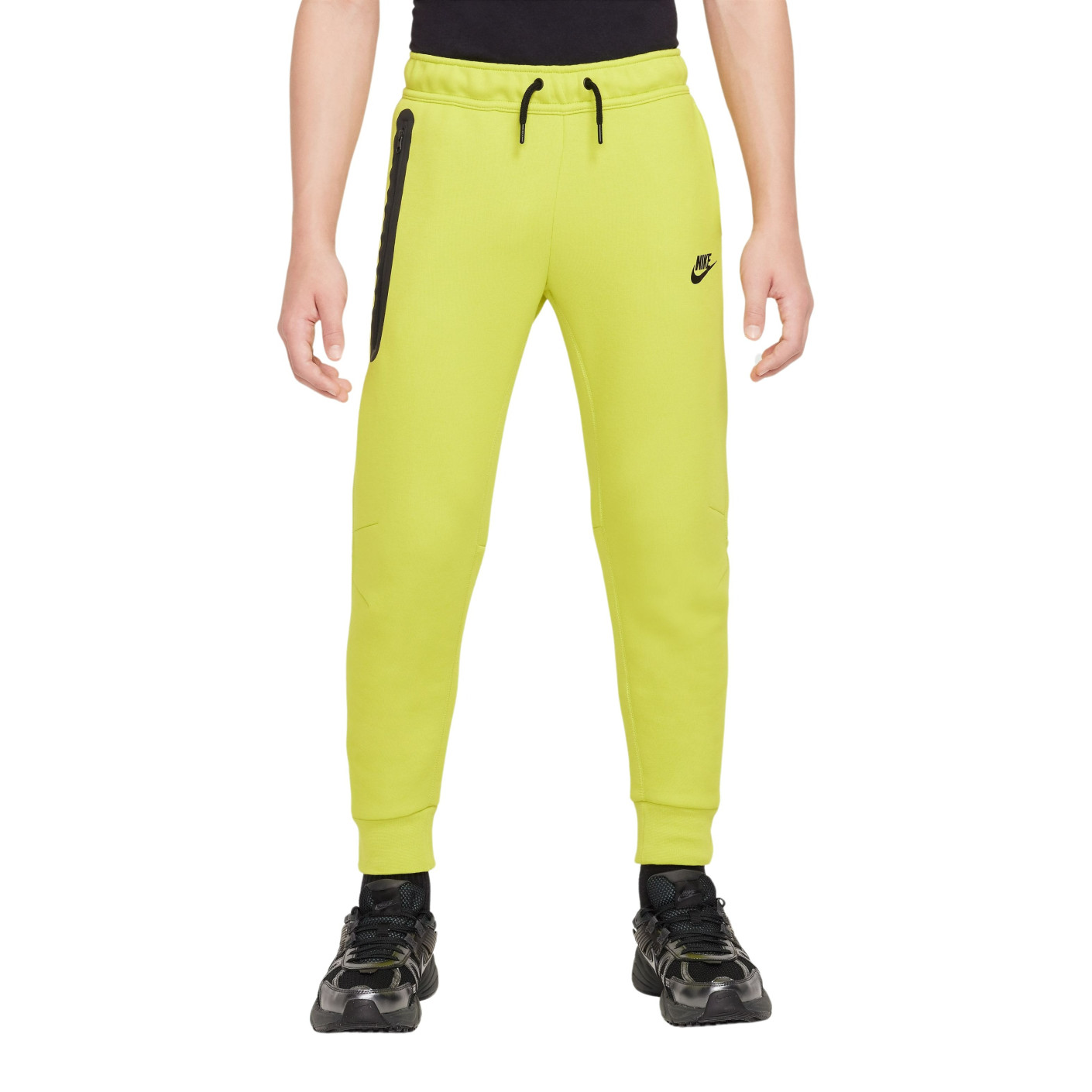 Nike Tech Fleece Sportswear Joggingbroek Kids Geel Zwart